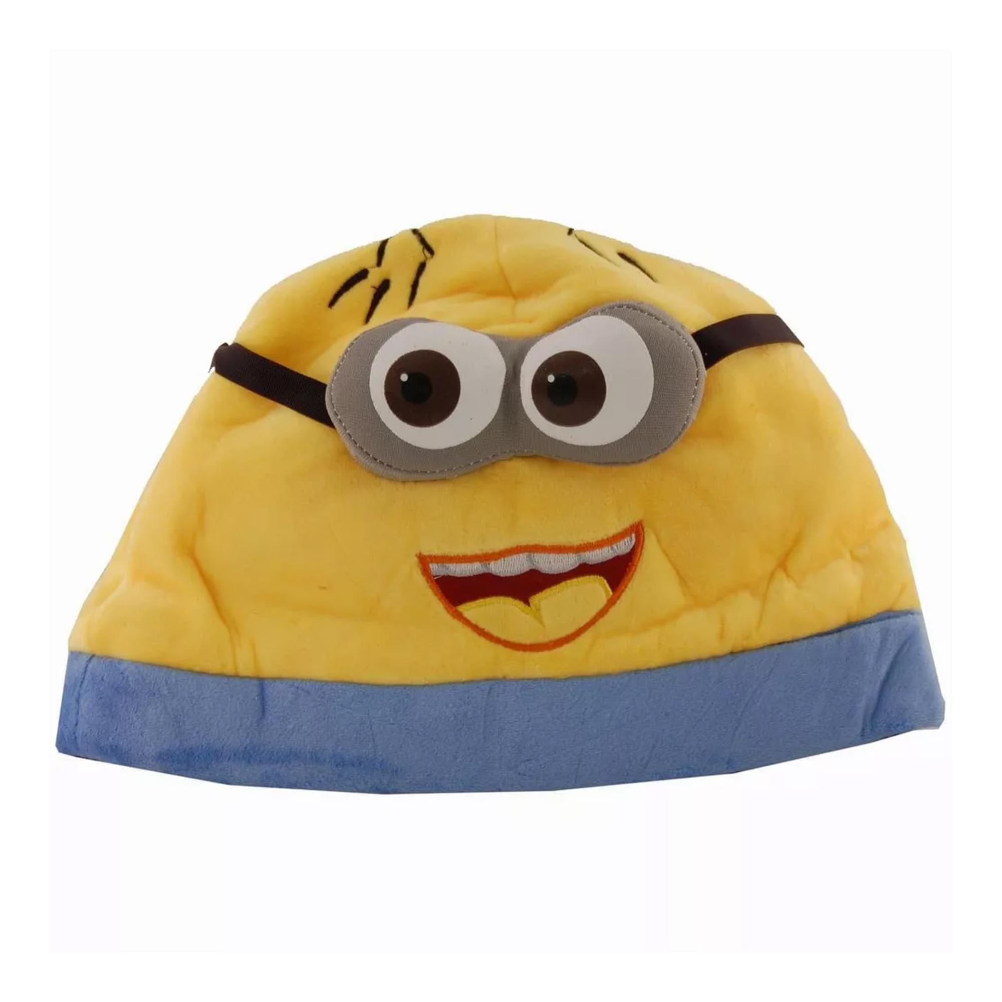 Despicable Me 2 Eyed Open Mouth Minion Jorge Adult Beanie | Free Shipp