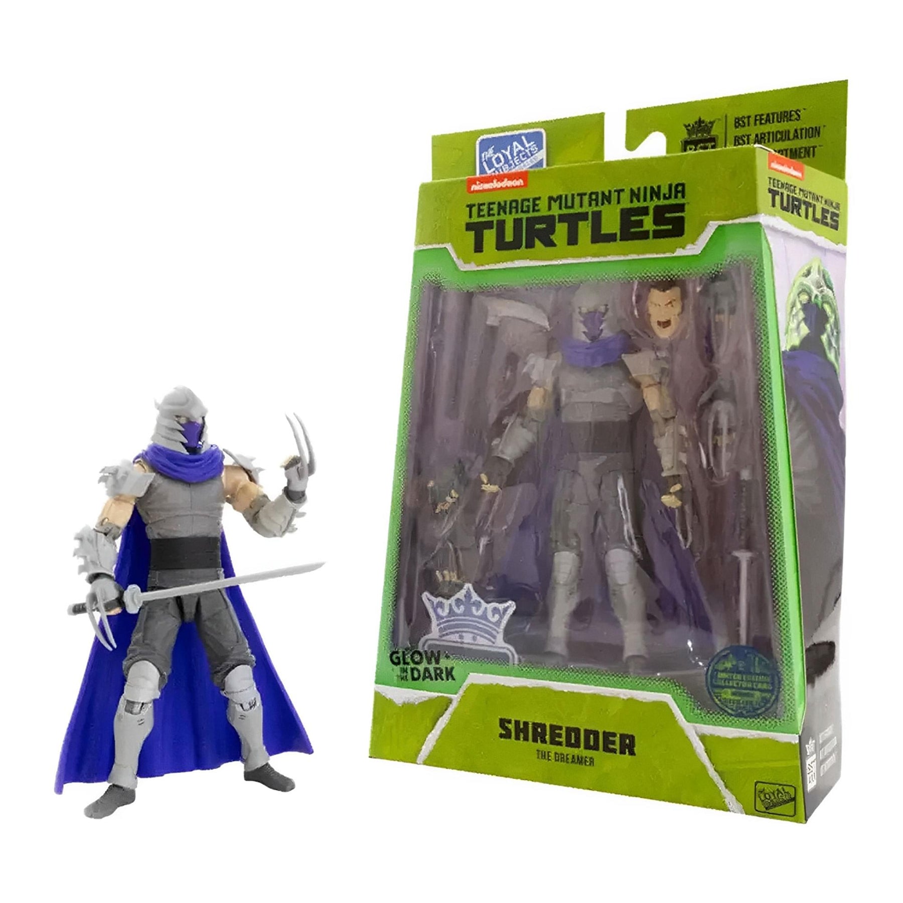 Teenage Mutant Ninja Turtles BST AXN| Exclusive GITD Shredder The Dreamer