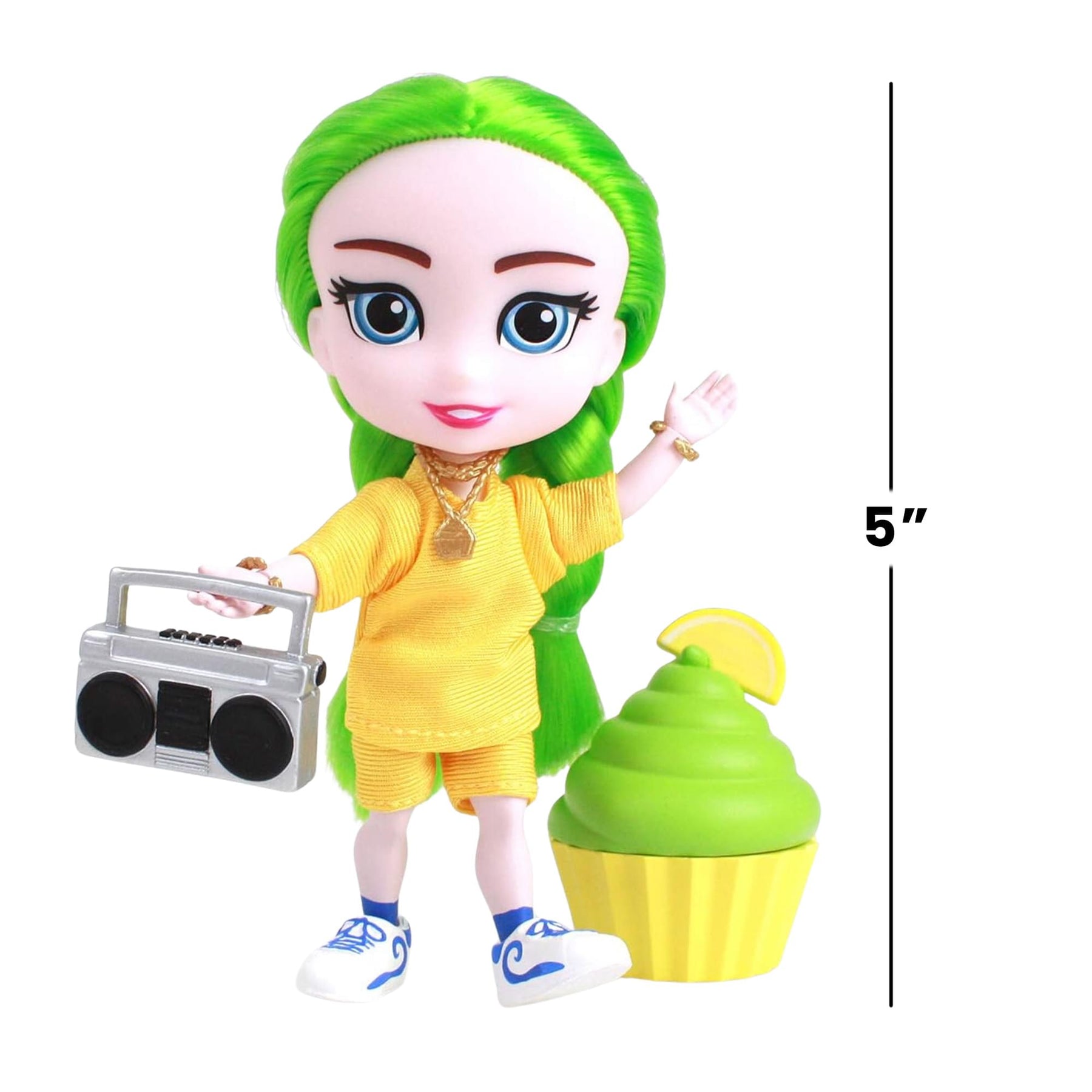 For Keeps 5 Inch Fashion Doll | Ella Girl with Cupcake Keepsake