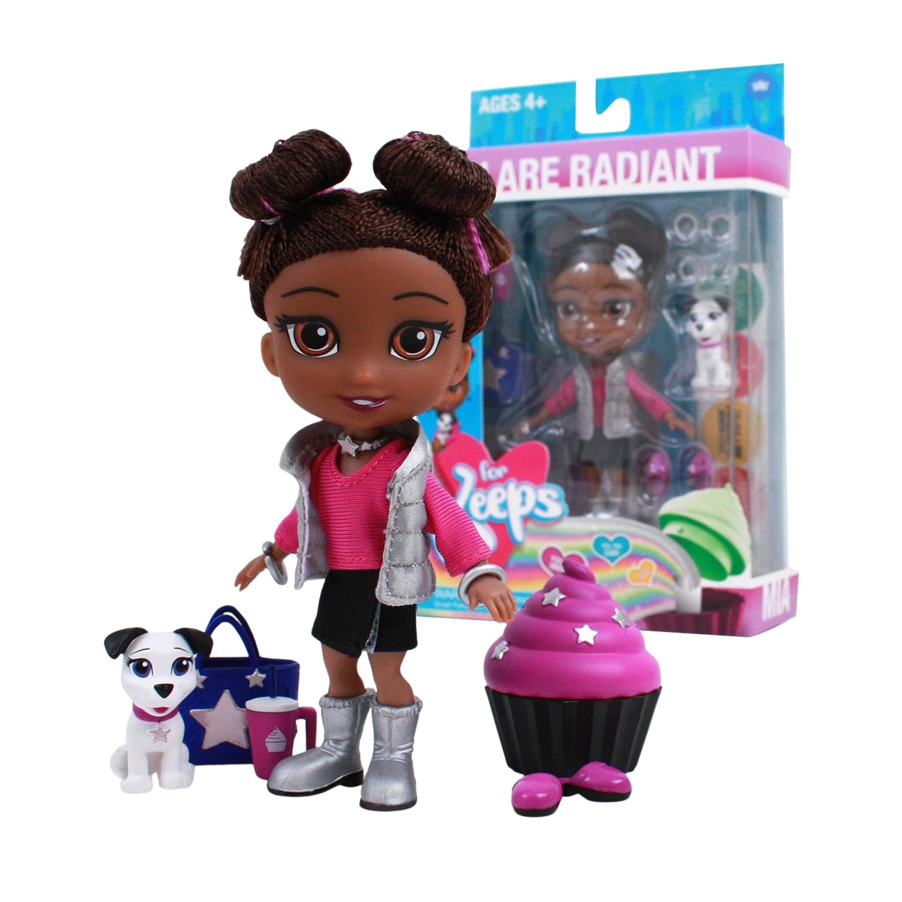 For Keeps 5 Inch Fashion Doll | Mia Girl with Cupcake Keepsake