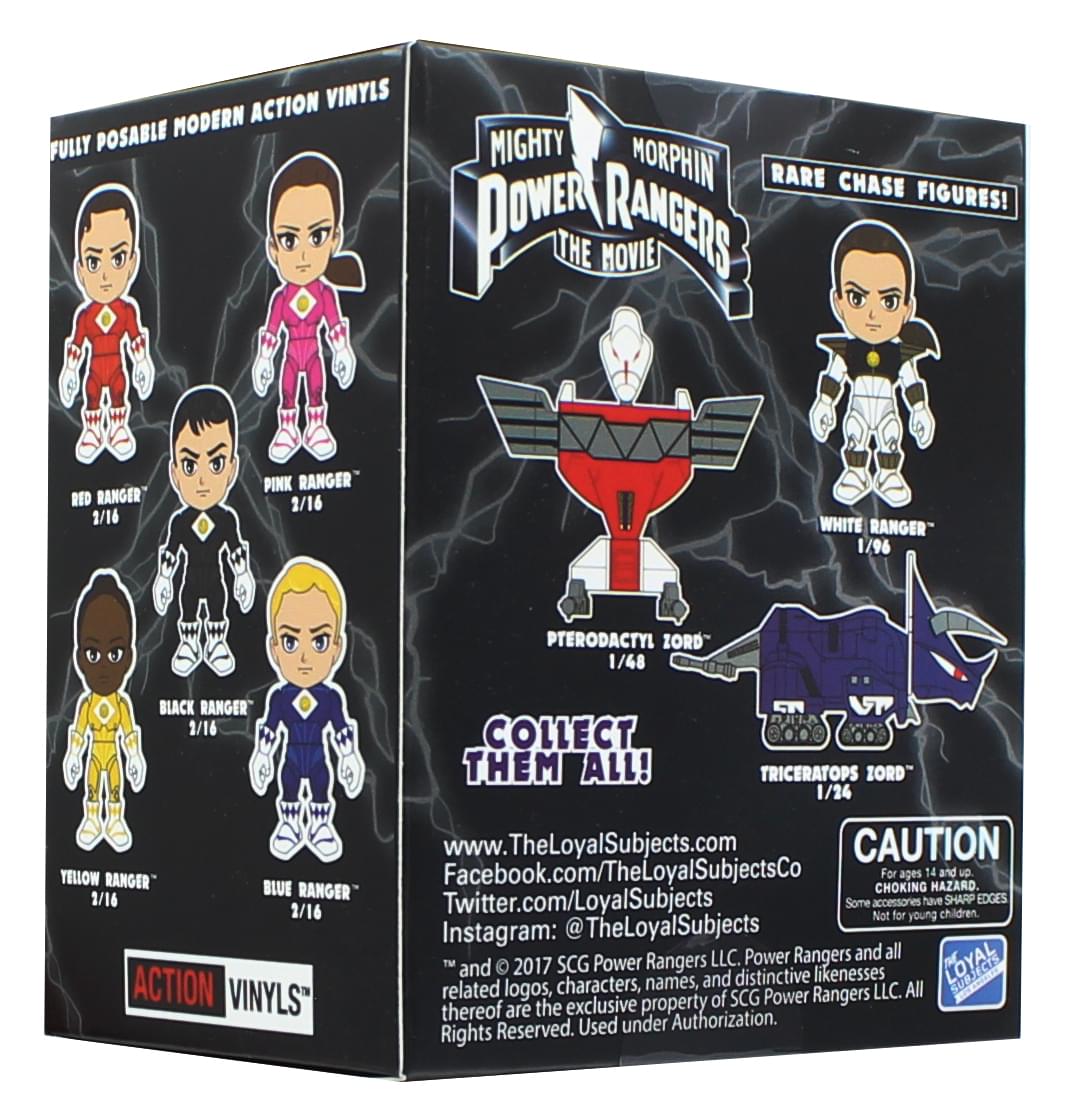 Mighty Morphin Power Rangers Blind Box 3" Action Vinyls Series 2, One Random