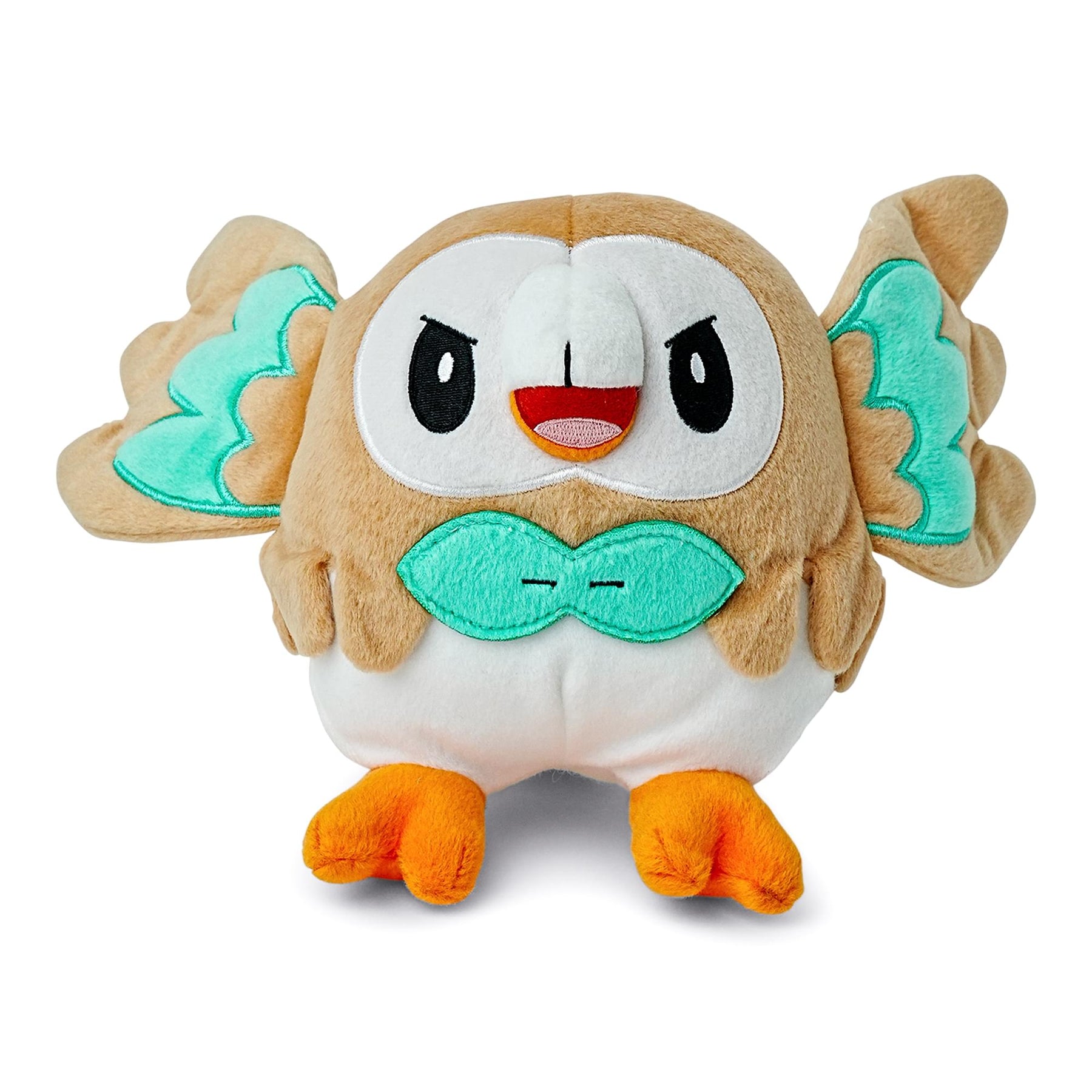 Pokemon 8 Inch Collector Plush | Rowlet (Open Wings)