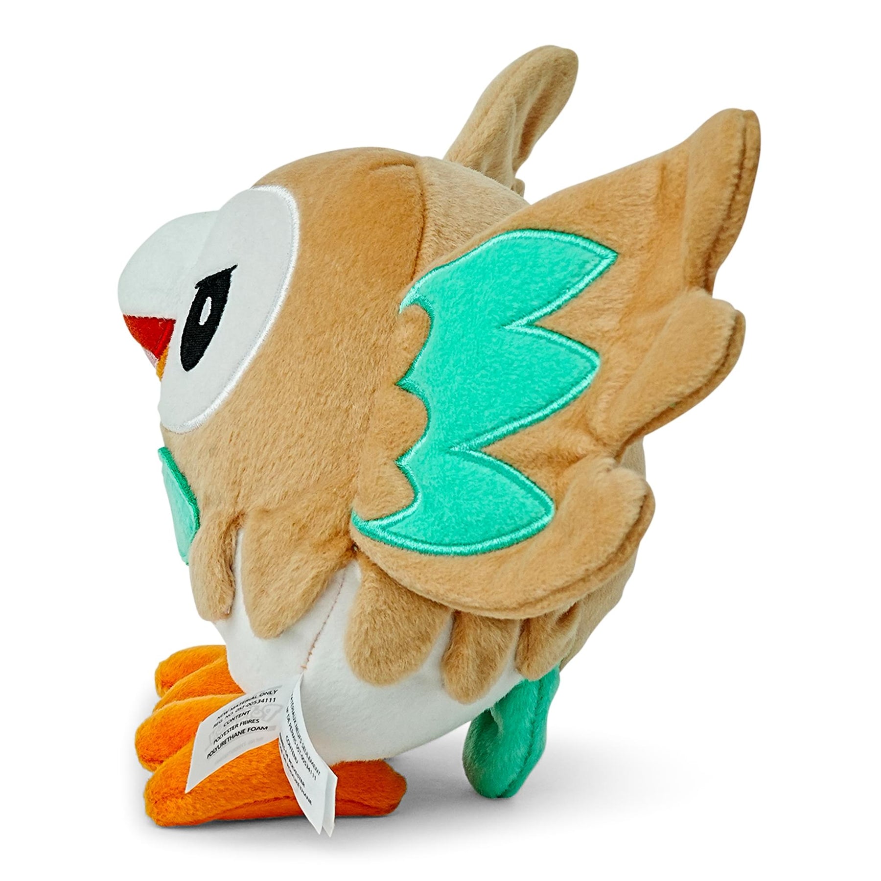 Pokemon 8 Inch Collector Plush | Rowlet (Open Wings)