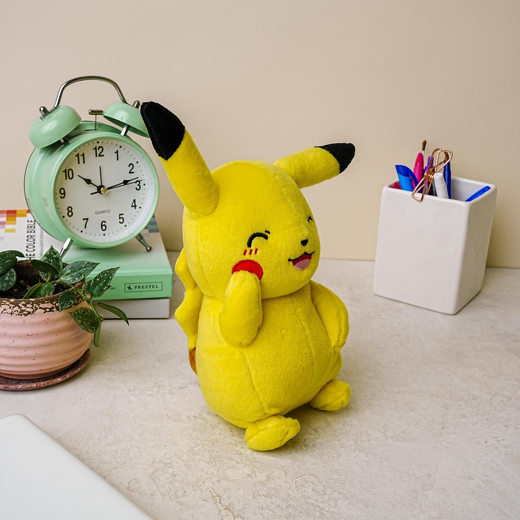 Pokemon Basic 8-Inch Plush - Bashfull Pikachu