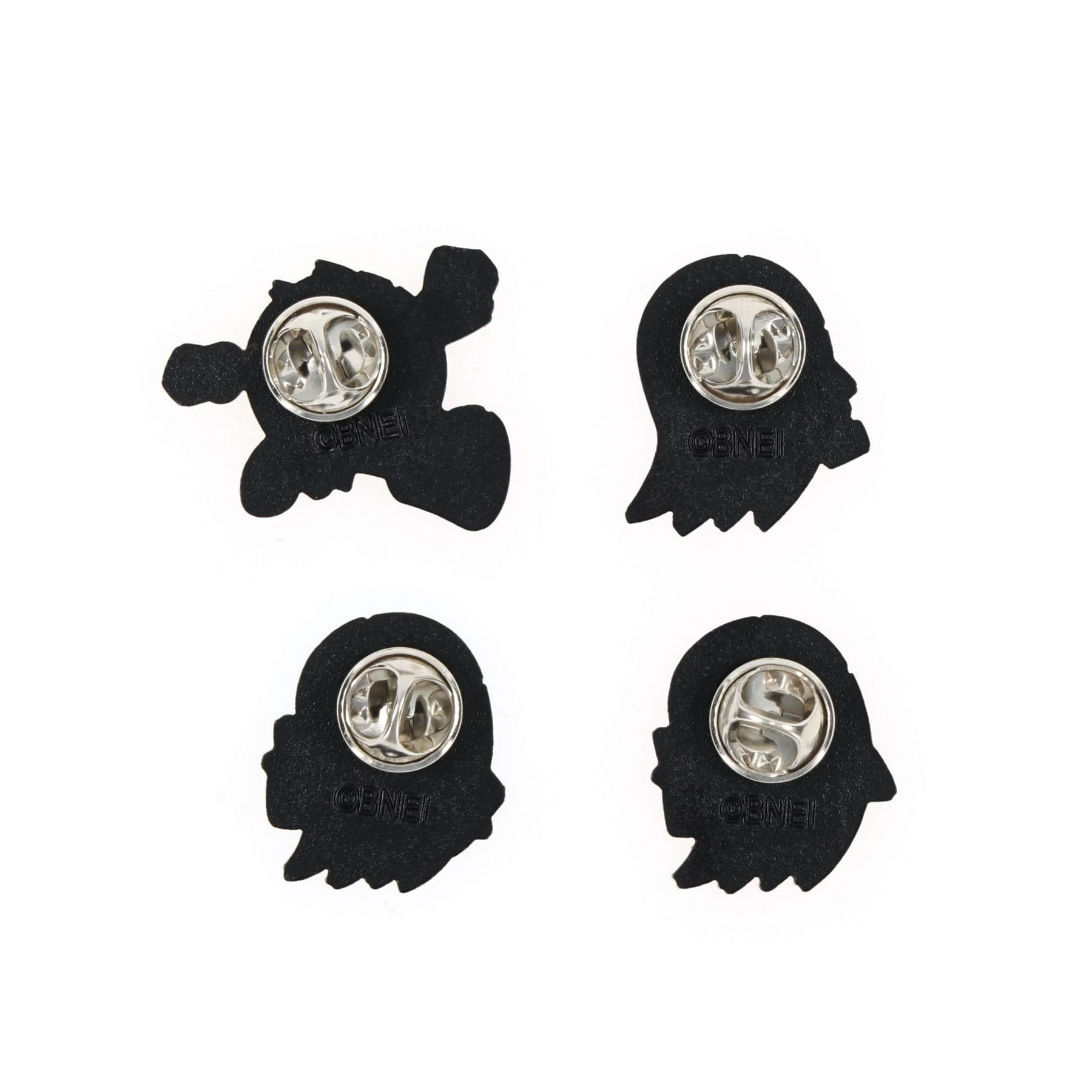 PAC-MAN 3D Characters 4-Piece Enamel Pin Set | Toynk Exclusive