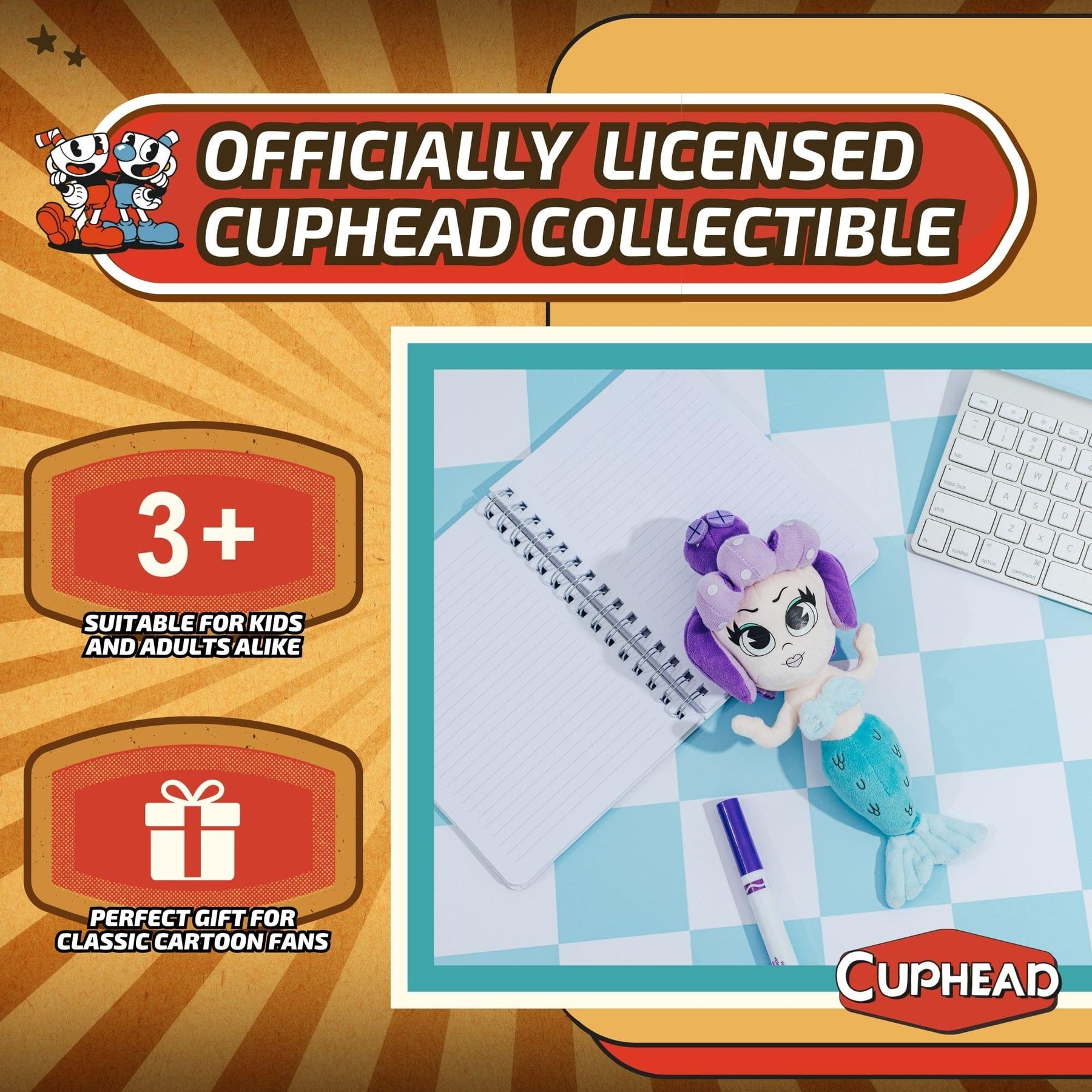 Cuphead Cala Maria 10-Inch Plush