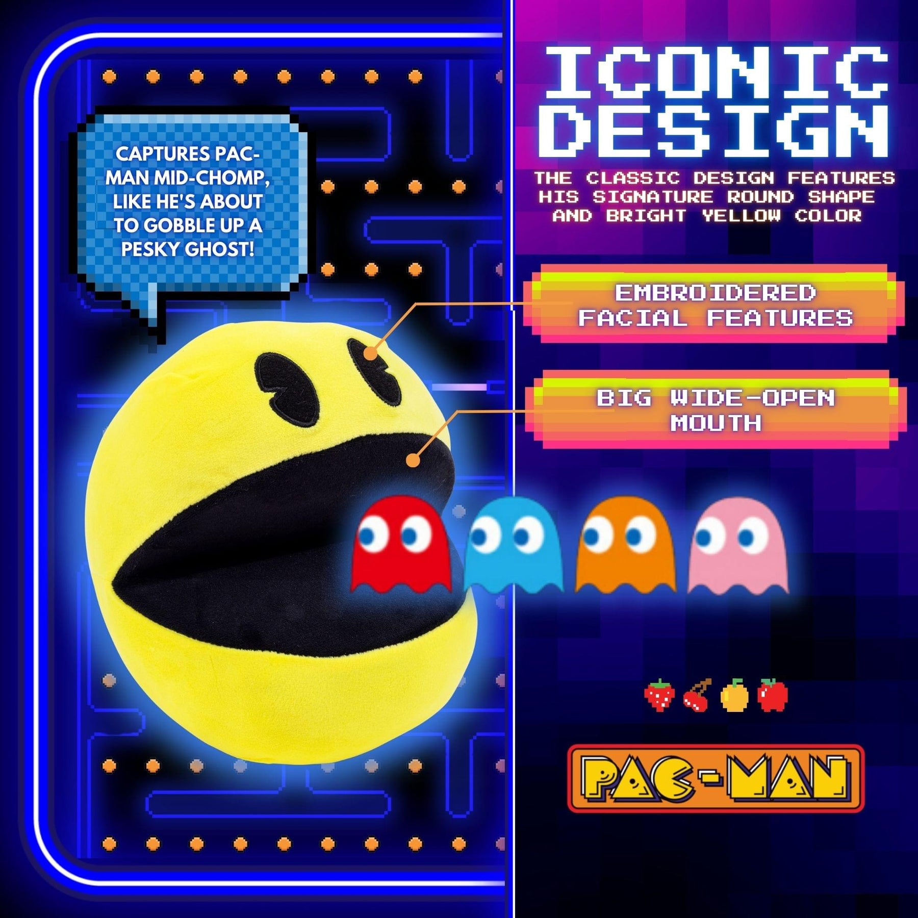 PAC-MAN 7-Inch Plush
