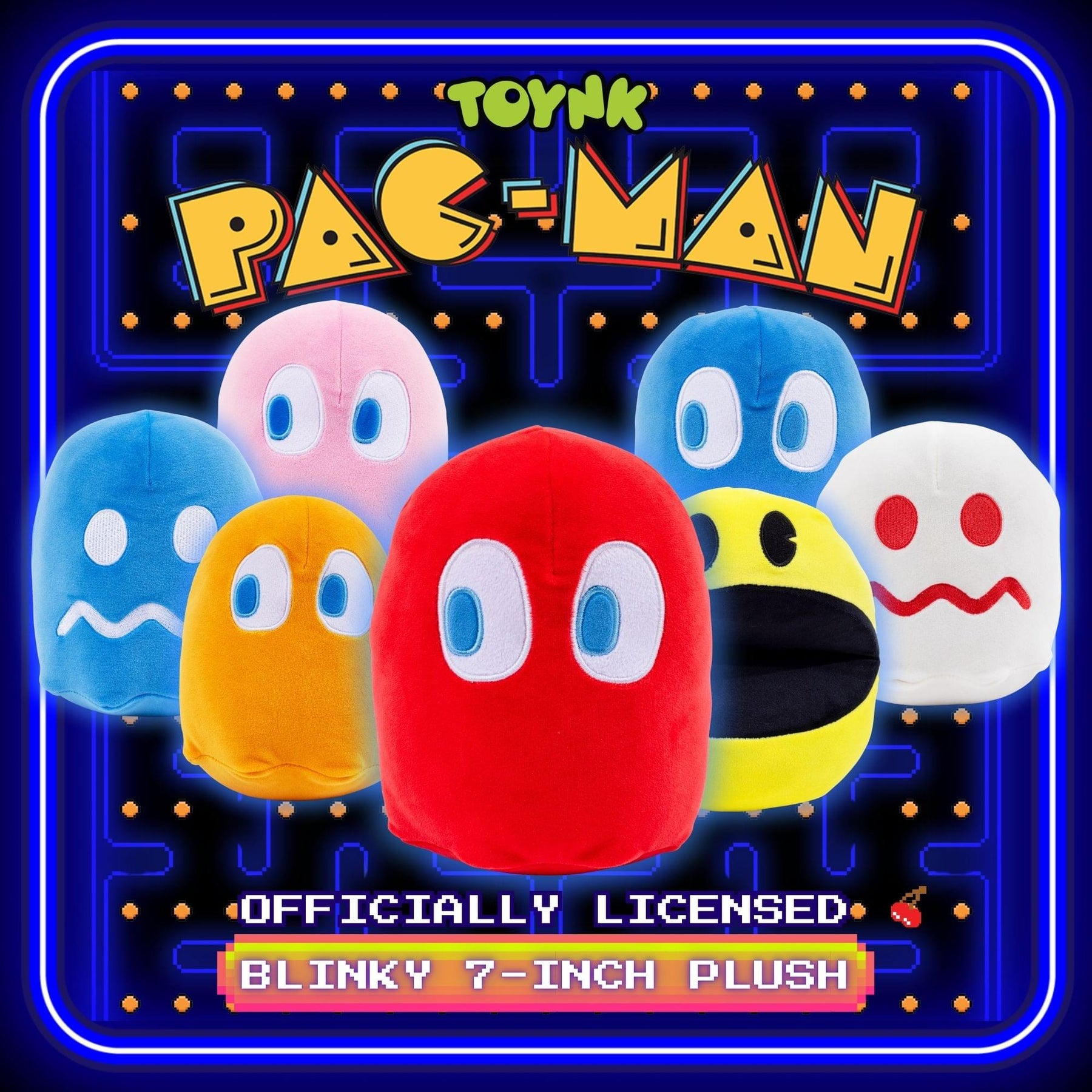 Pac-Man Blinky 7-Inch Plush