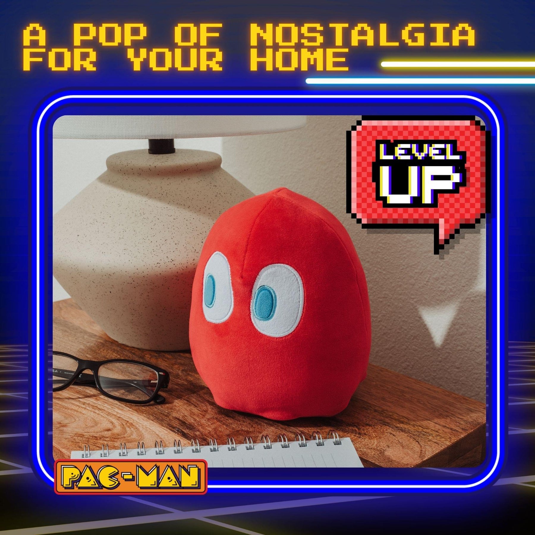 Pac-Man Blinky 7-Inch Plush