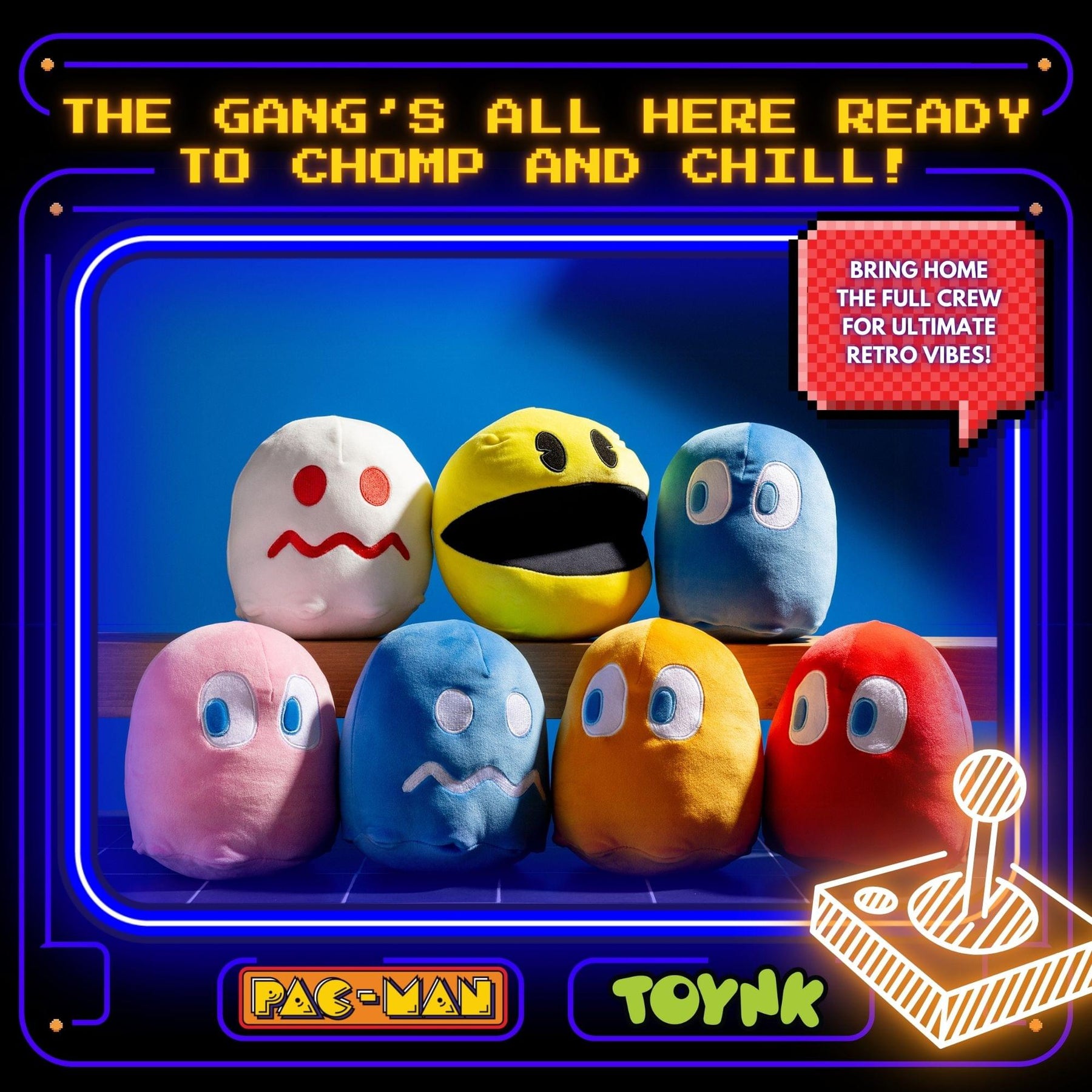 Pac-Man Blinky 7-Inch Plush