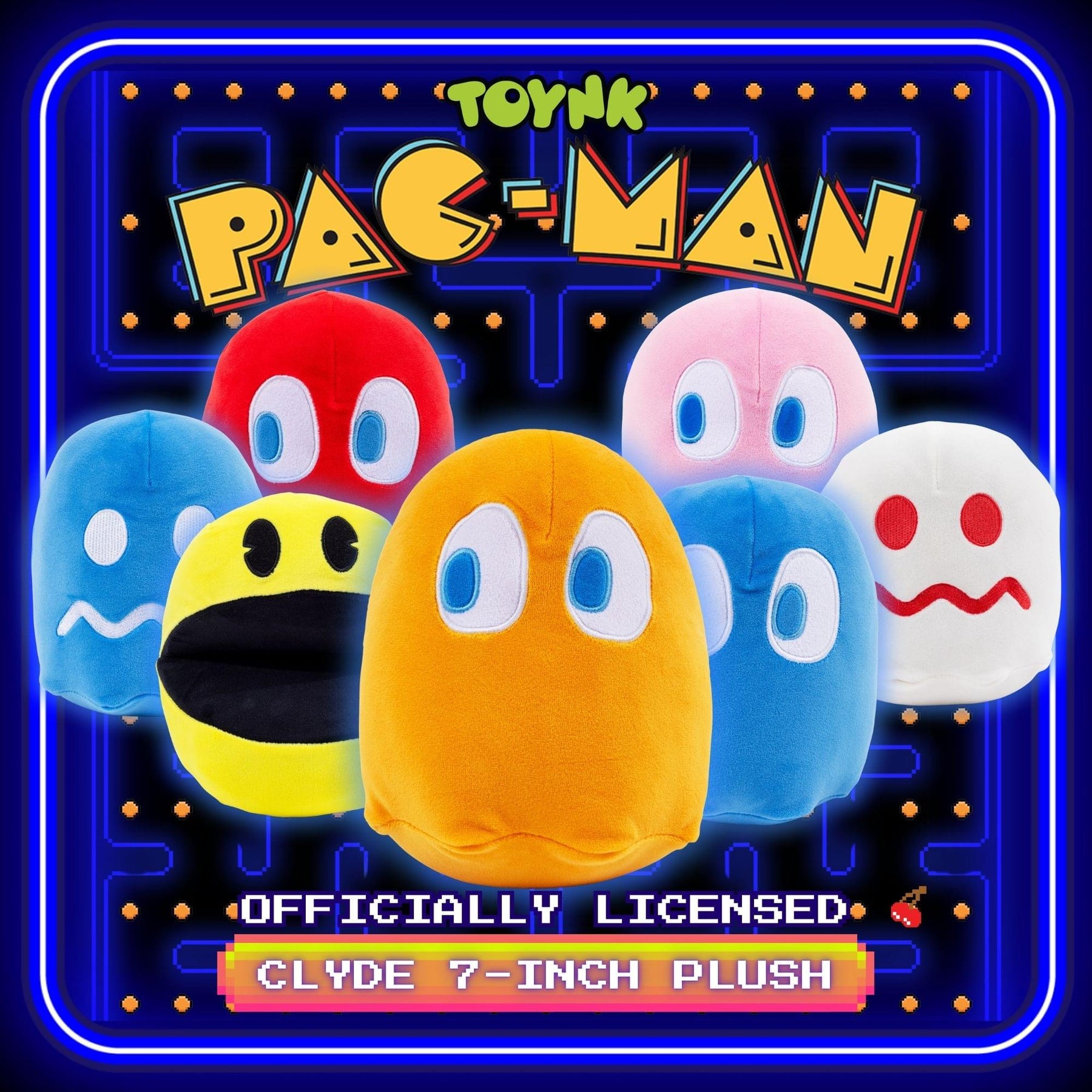 Pac-Man Clyde 7-Inch Plush