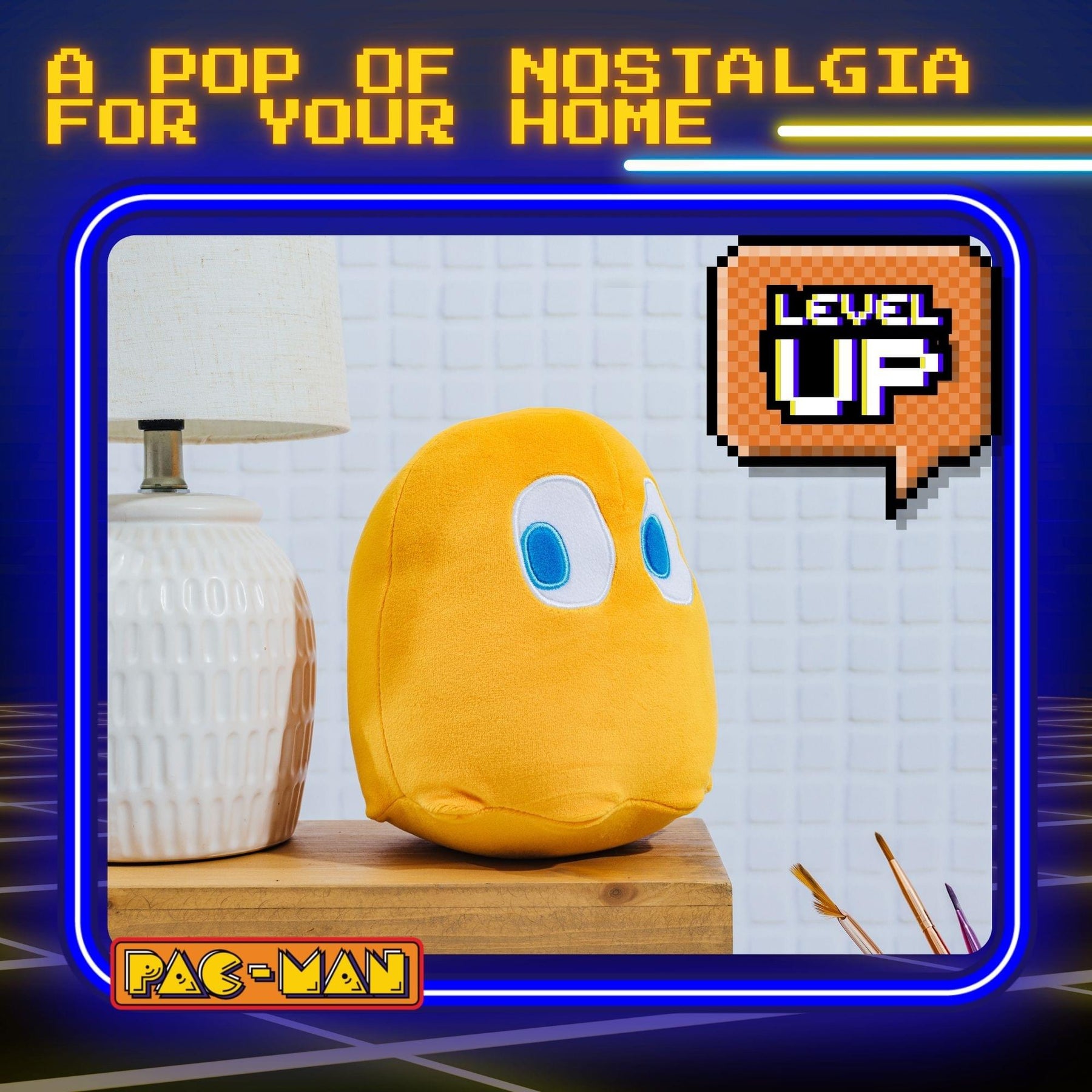Pac-Man Clyde 7-Inch Plush