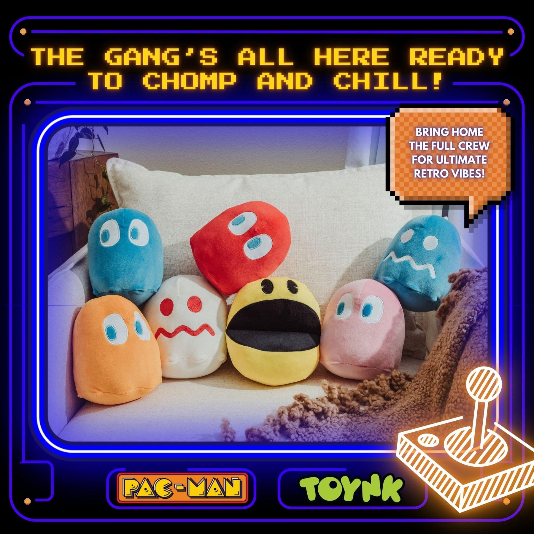 Pac-Man Clyde 7-Inch Plush