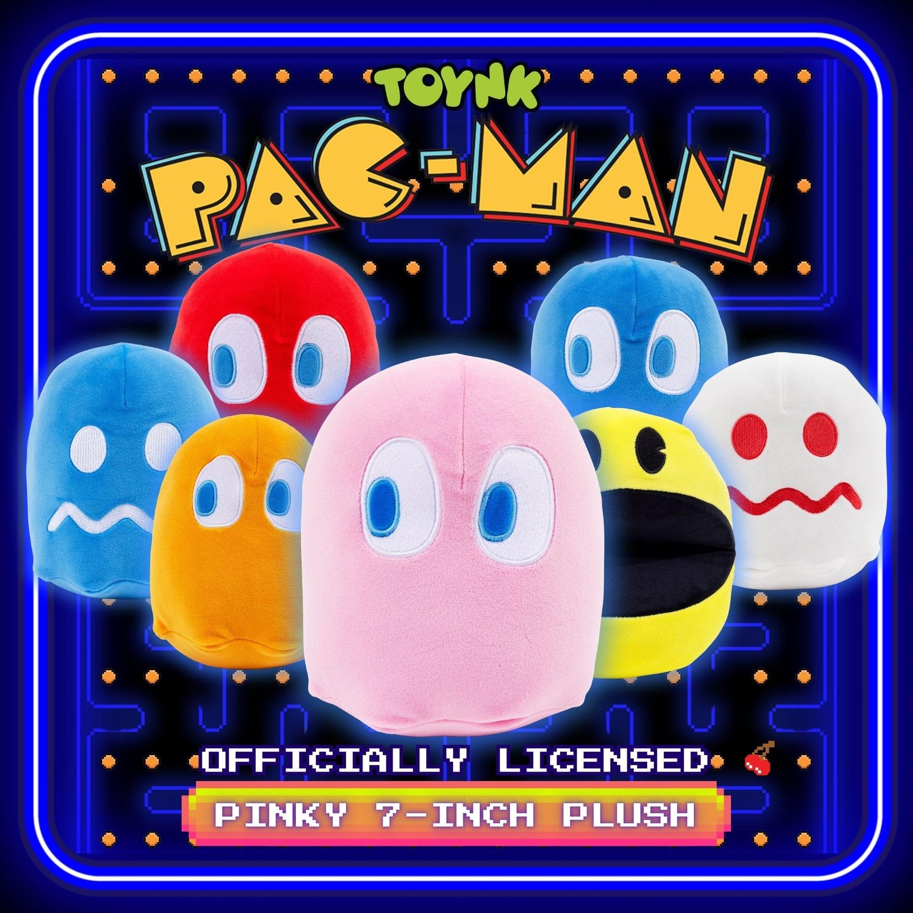 Pac-Man Pinky 7-Inch Plush