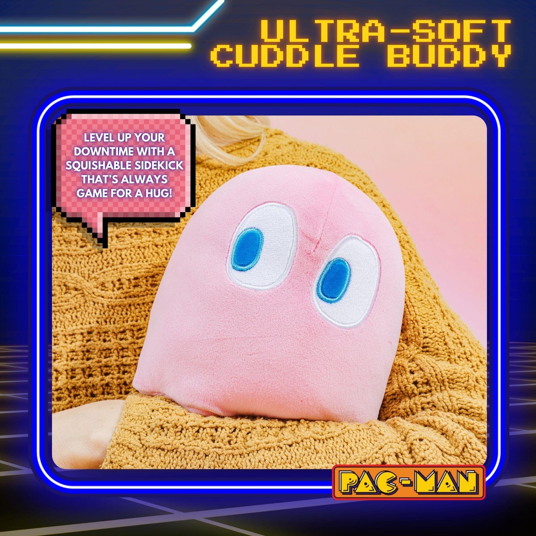 Pac-Man Pinky 7-Inch Plush