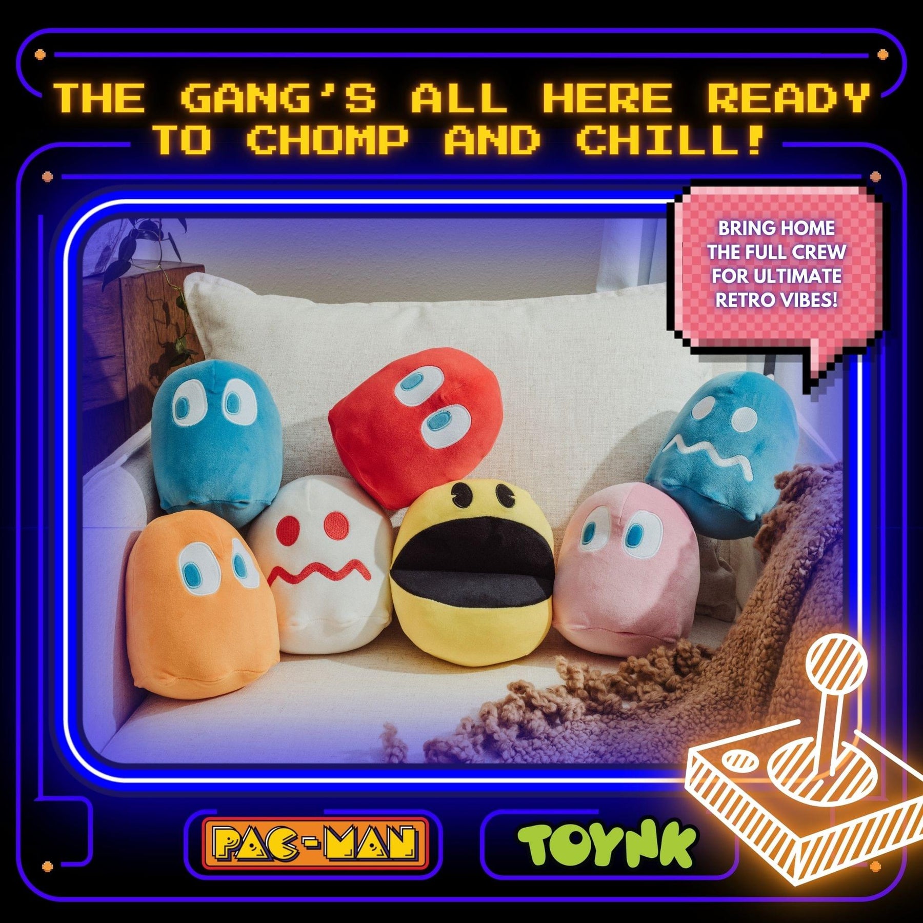 Pac-Man Pinky 7-Inch Plush