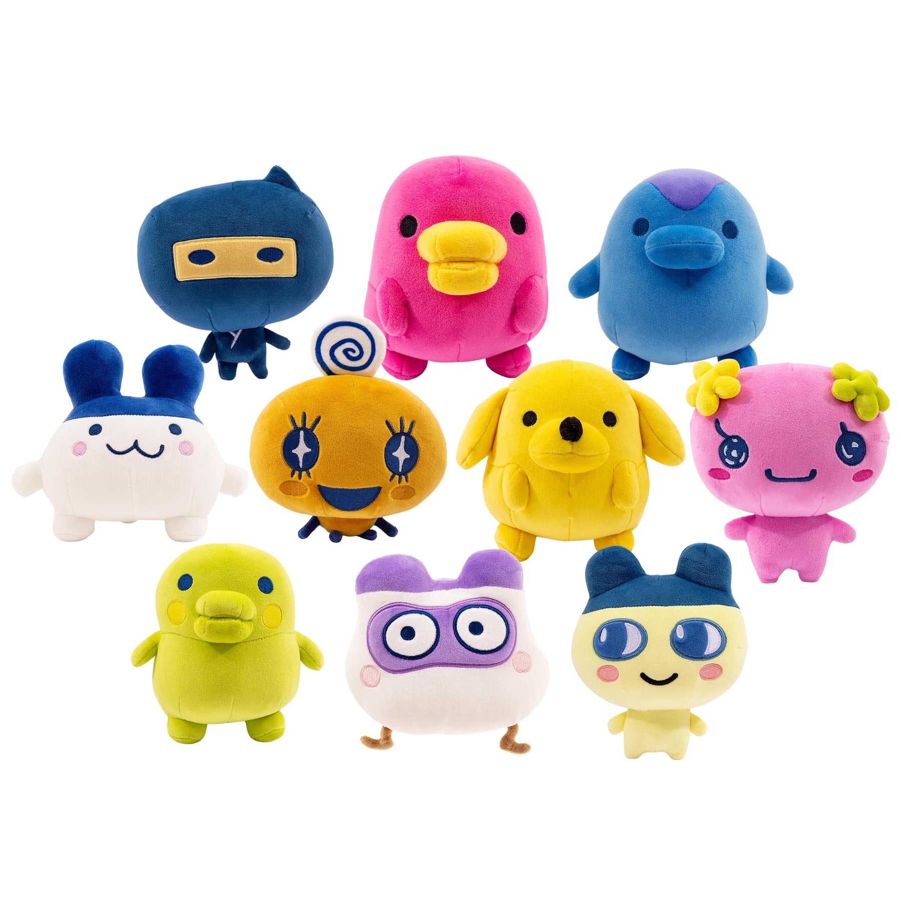 Tamagotchi 6-Inch Collector Plush Set Of 10
