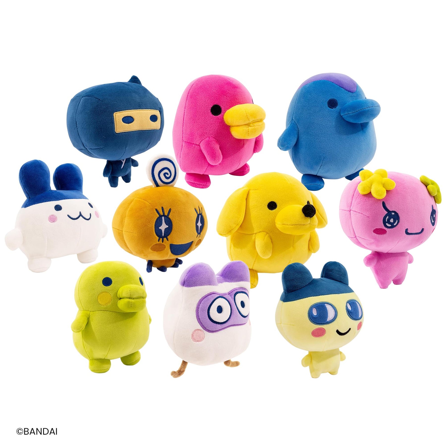 Tamagotchi 6-Inch Collector Plush Set Of 10