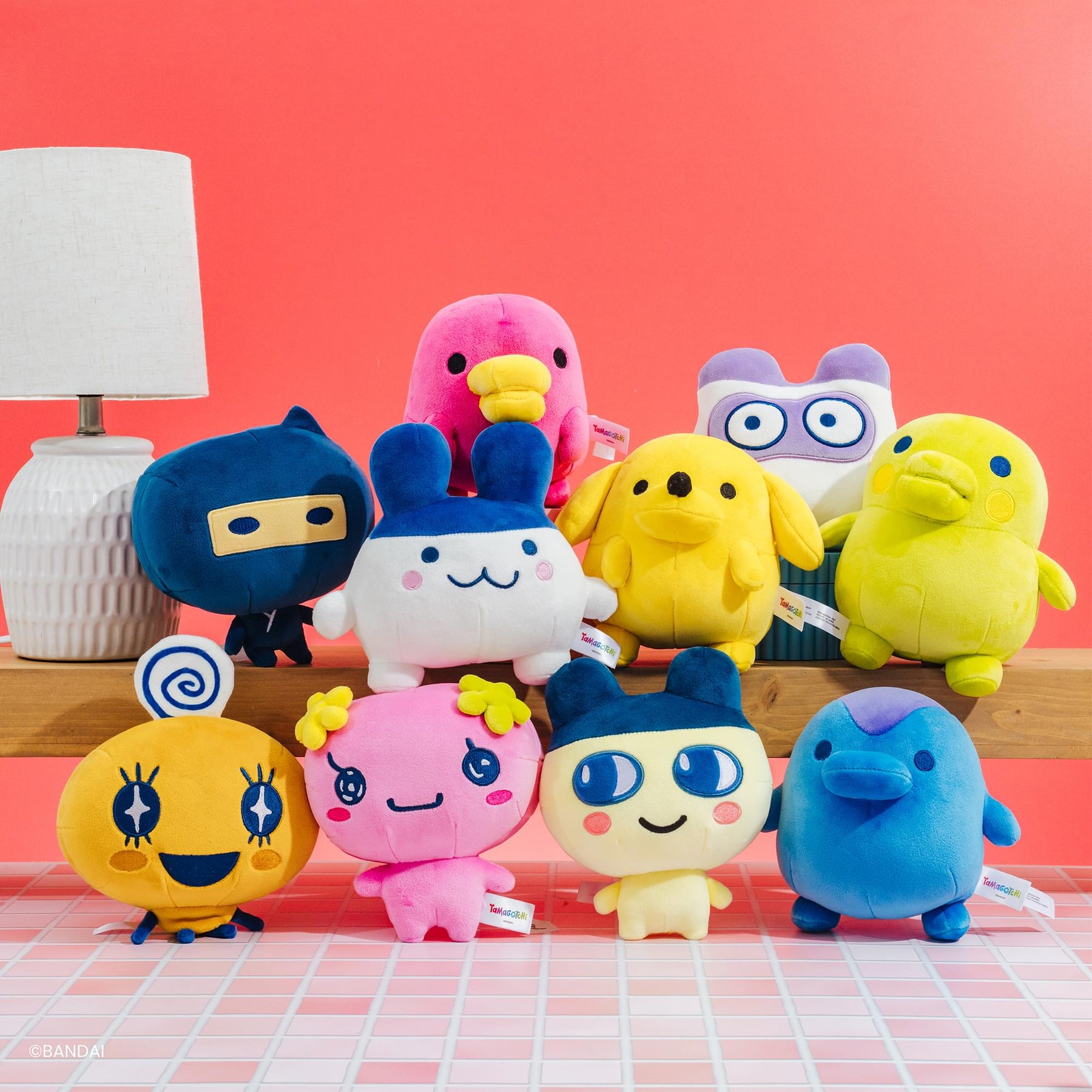 Tamagotchi 6-Inch Collector Plush Set Of 10
