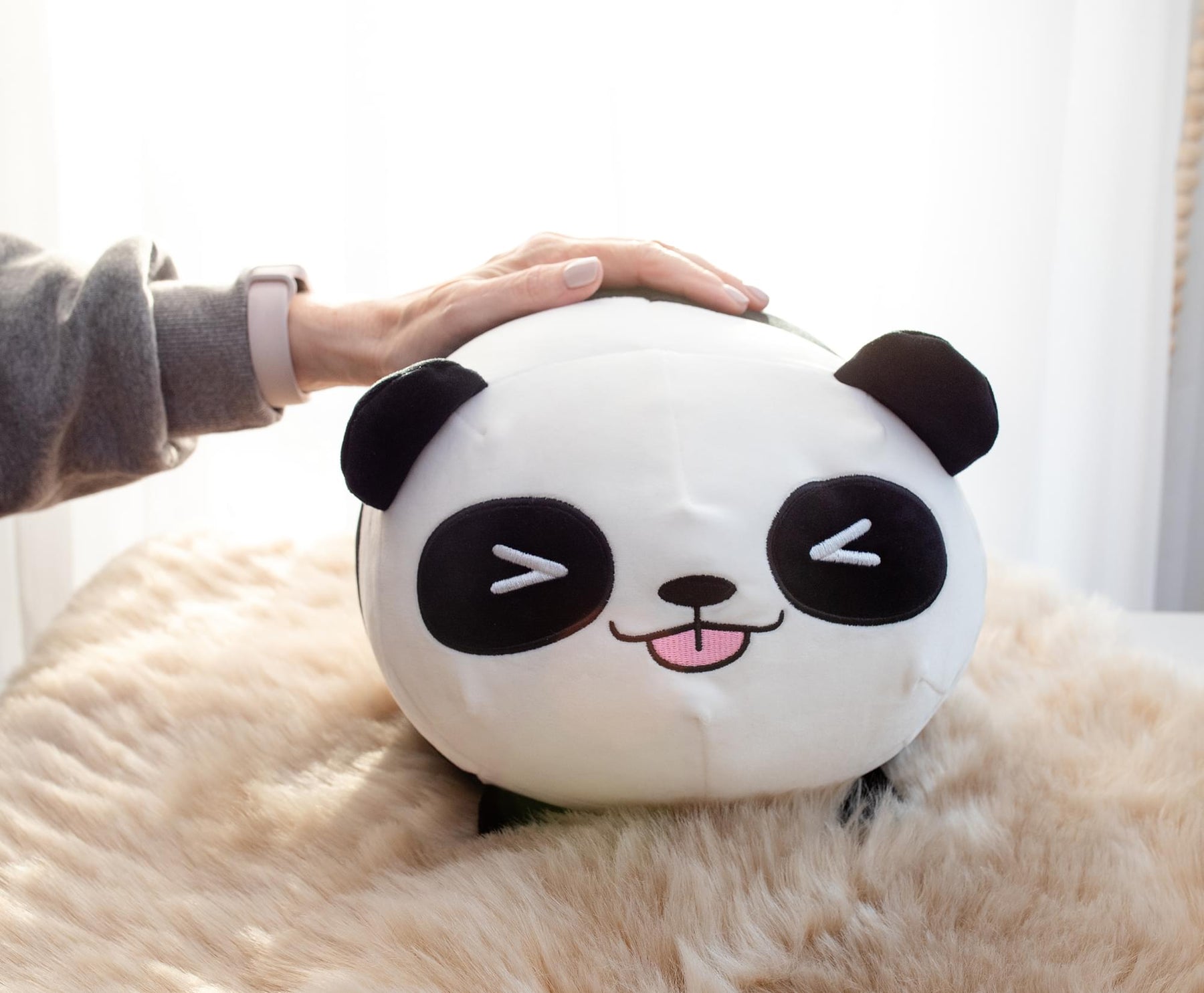 MochiOshis Panda Bear 12-Inch Character Plush Toy