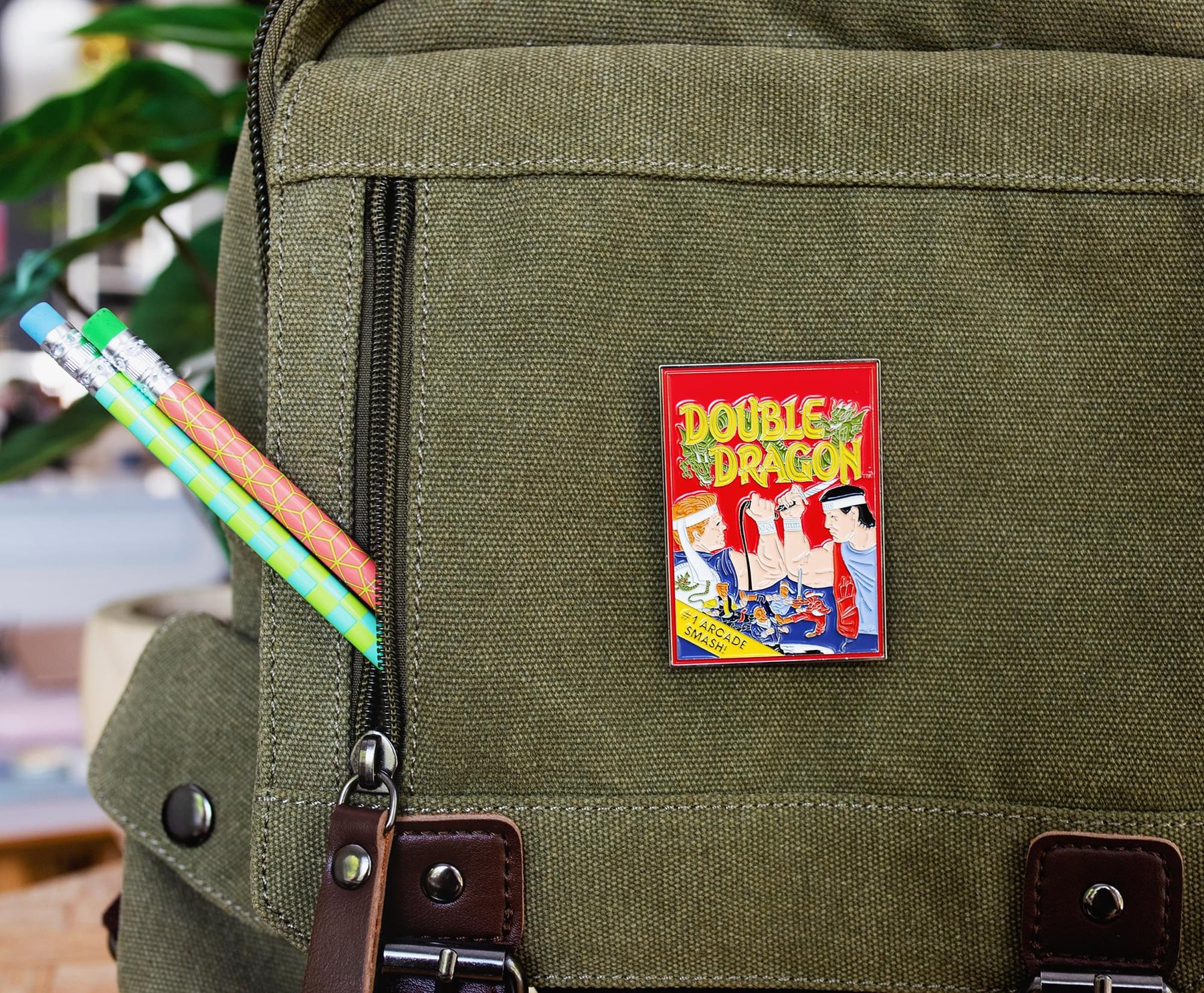 Double Dragon Limited Edition Enamel Pin