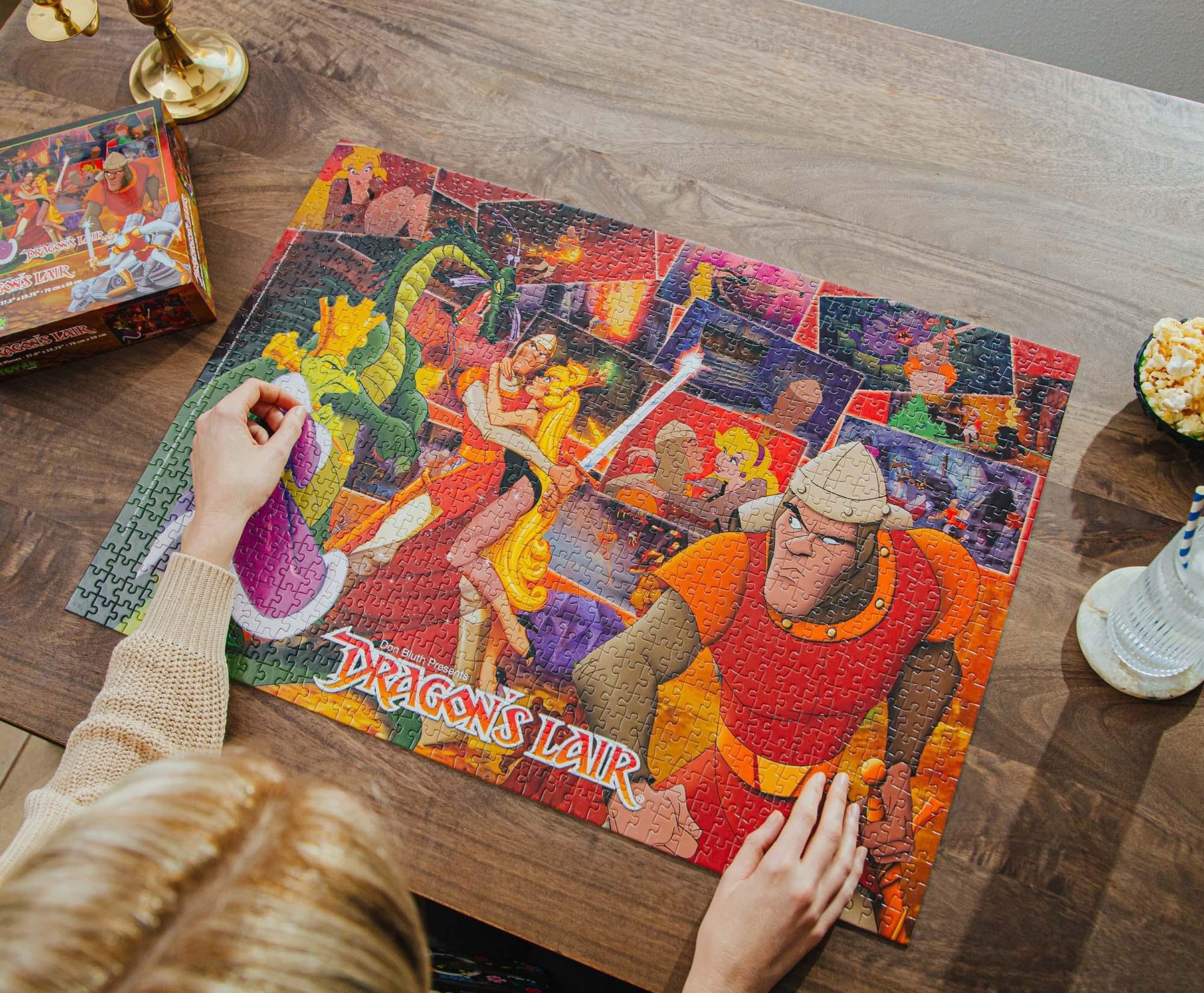 Dragon's Lair Collage 1000-Piece Jigsaw Puzzle | Toynk Exclusive