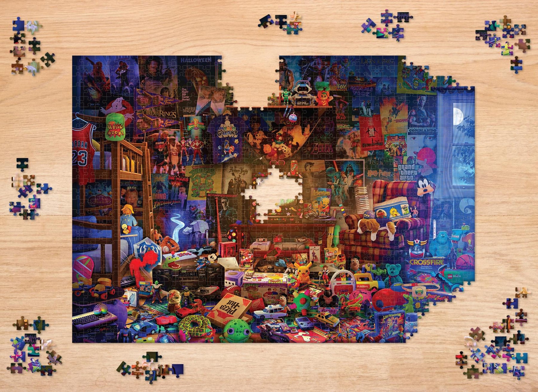Millennial Dream Room 1000-Piece Jigsaw Puzzle By Rachid Lotf | Toynk Exclusive