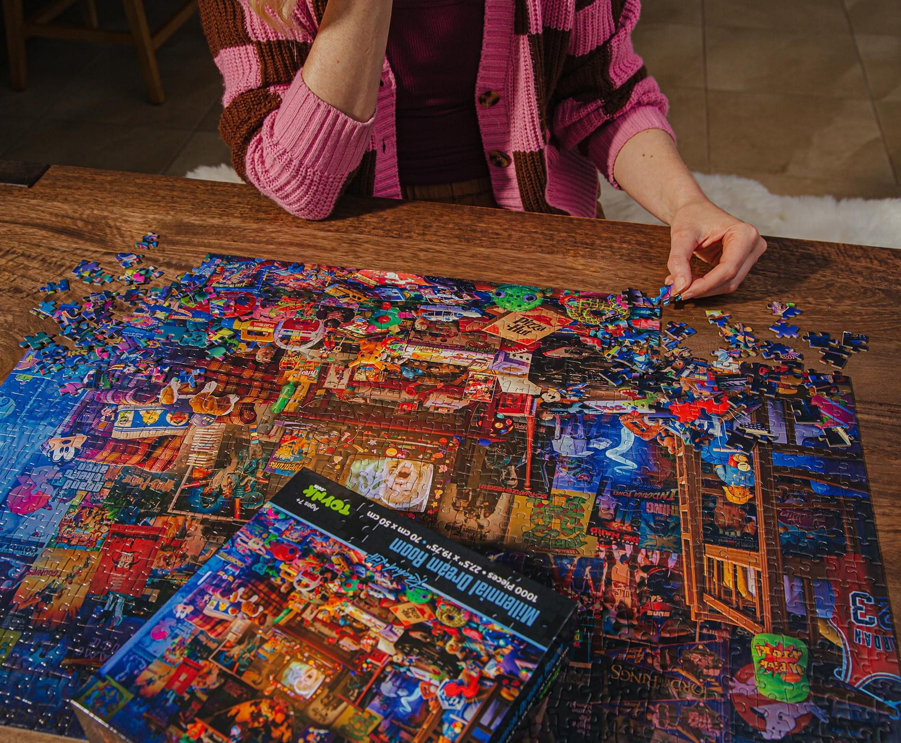 Millennial Dream Room 1000-Piece Jigsaw Puzzle By Rachid Lotf | Toynk Exclusive