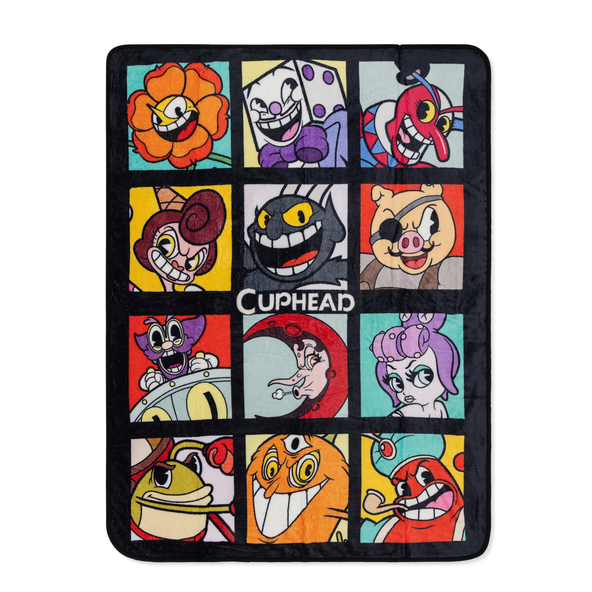 Cuphead Villains 45 x 60 Inch Fleece Throw Blanket | Free Shipping