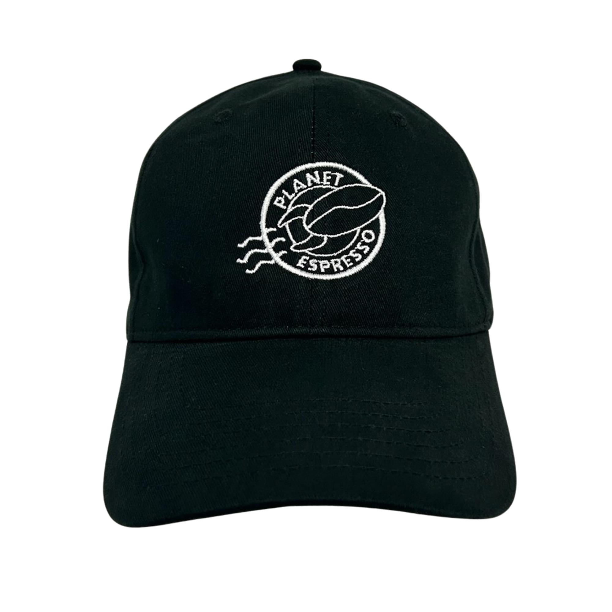 フー太郎 Futurama Planet Espresso Embroidered Adult Hat | Free Shipping