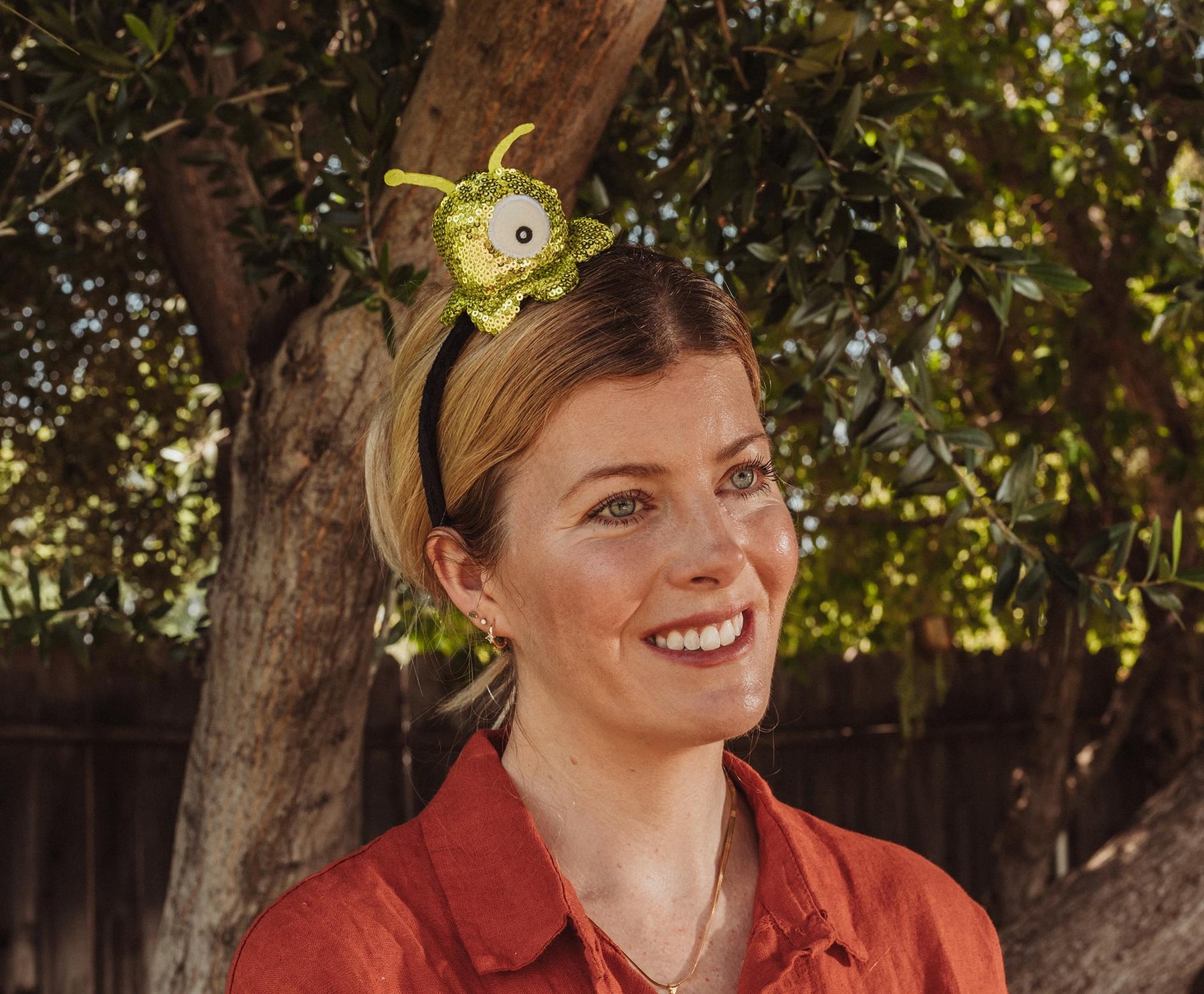Futurama Brain Slug Sparkle Plush Headband
