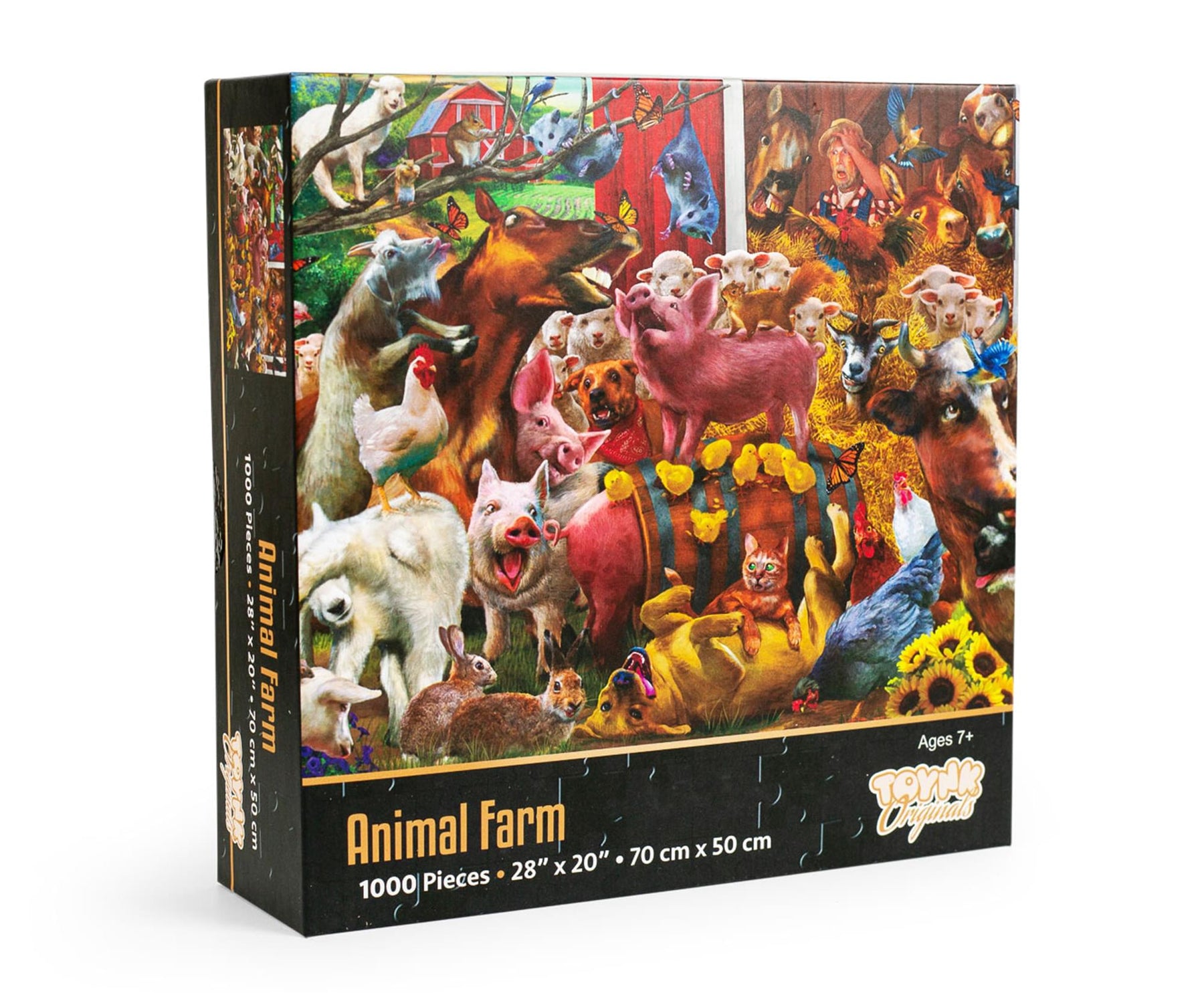 Animal Farm Barnyard 1000 Piece Jigsaw Puzzle