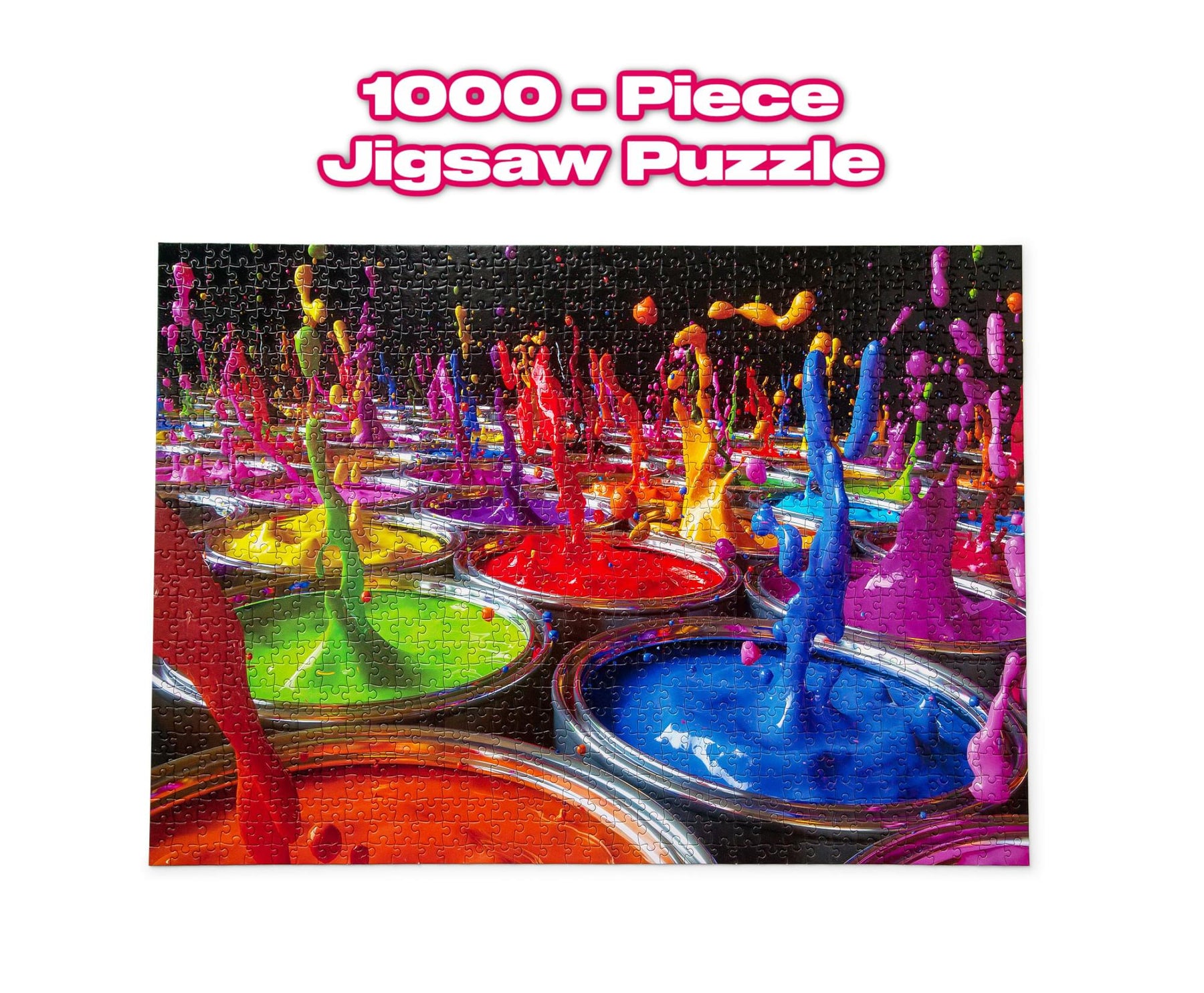 Paint Splash 1000 Piece Jigsaw Puzzle