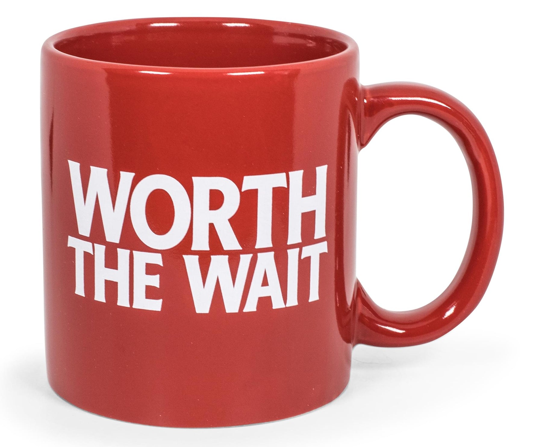 Heinz Ketchup Logo "Worth The Wait" Ceramic Coffee Mug | Holds 16 Ounces