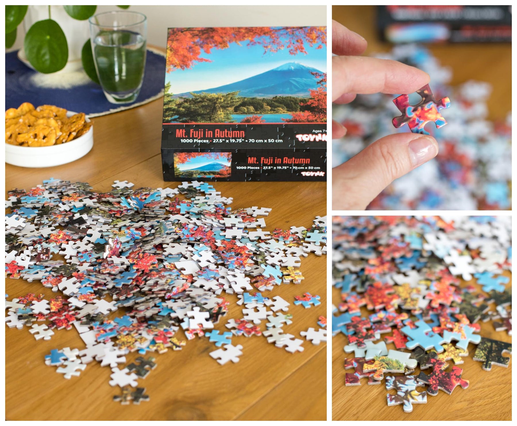 Mt. Fuji in Autumn Japanese Landmark 1000 Piece Jigsaw Puzzle