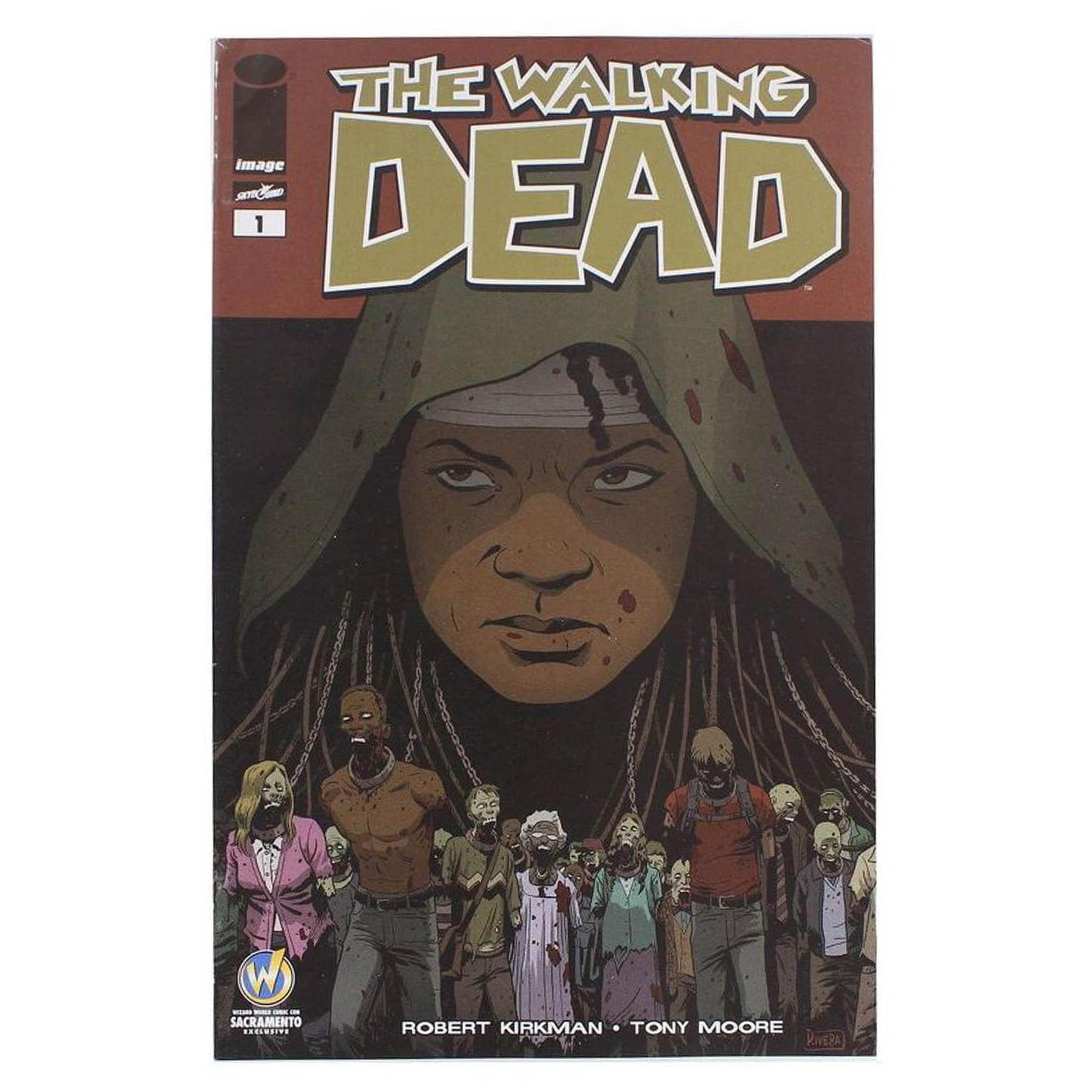 Image Comics The Walking Dead #1 Wizard World Sacramento 2013 Color Cover