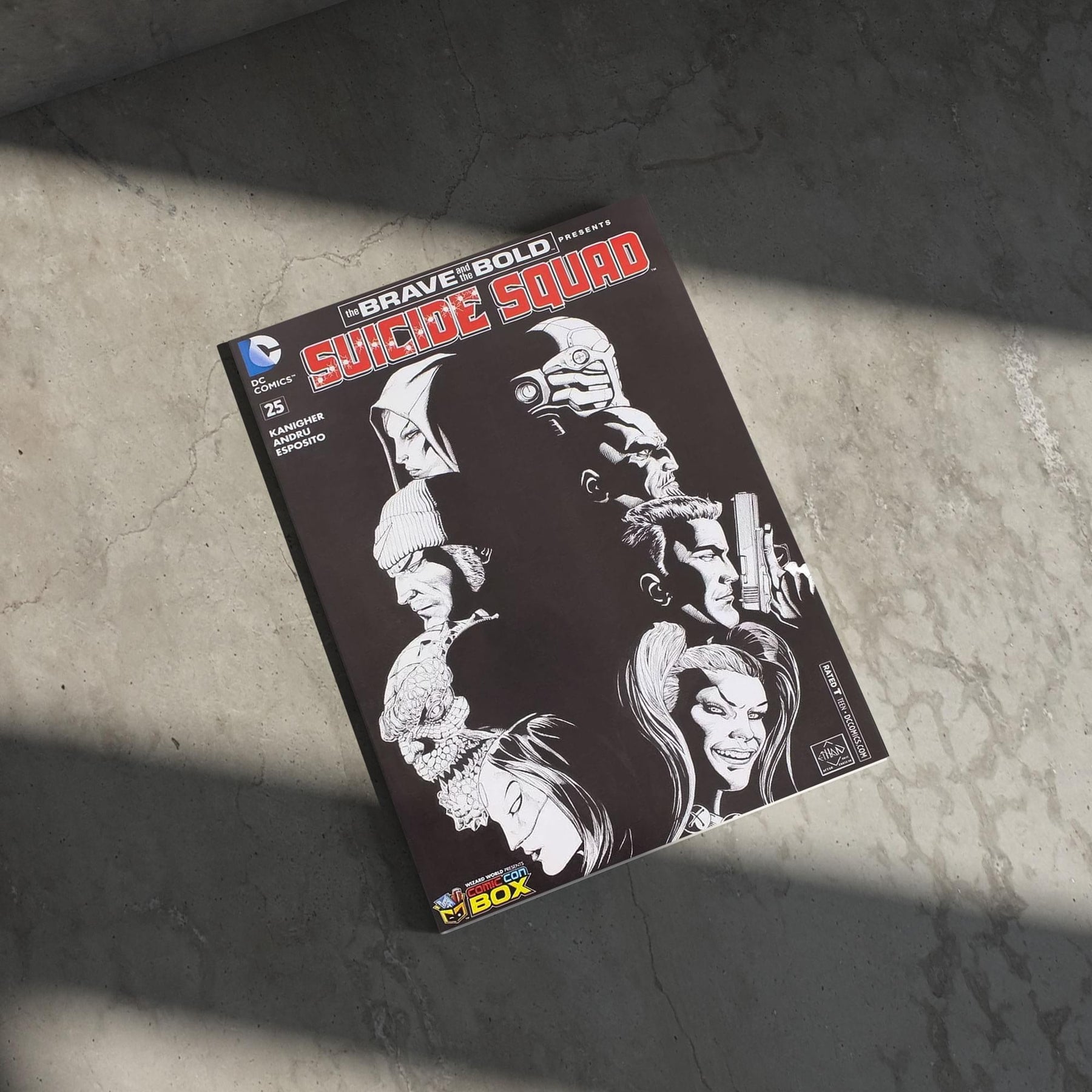 DC Comics Suicide Squad #25 B&W Cover