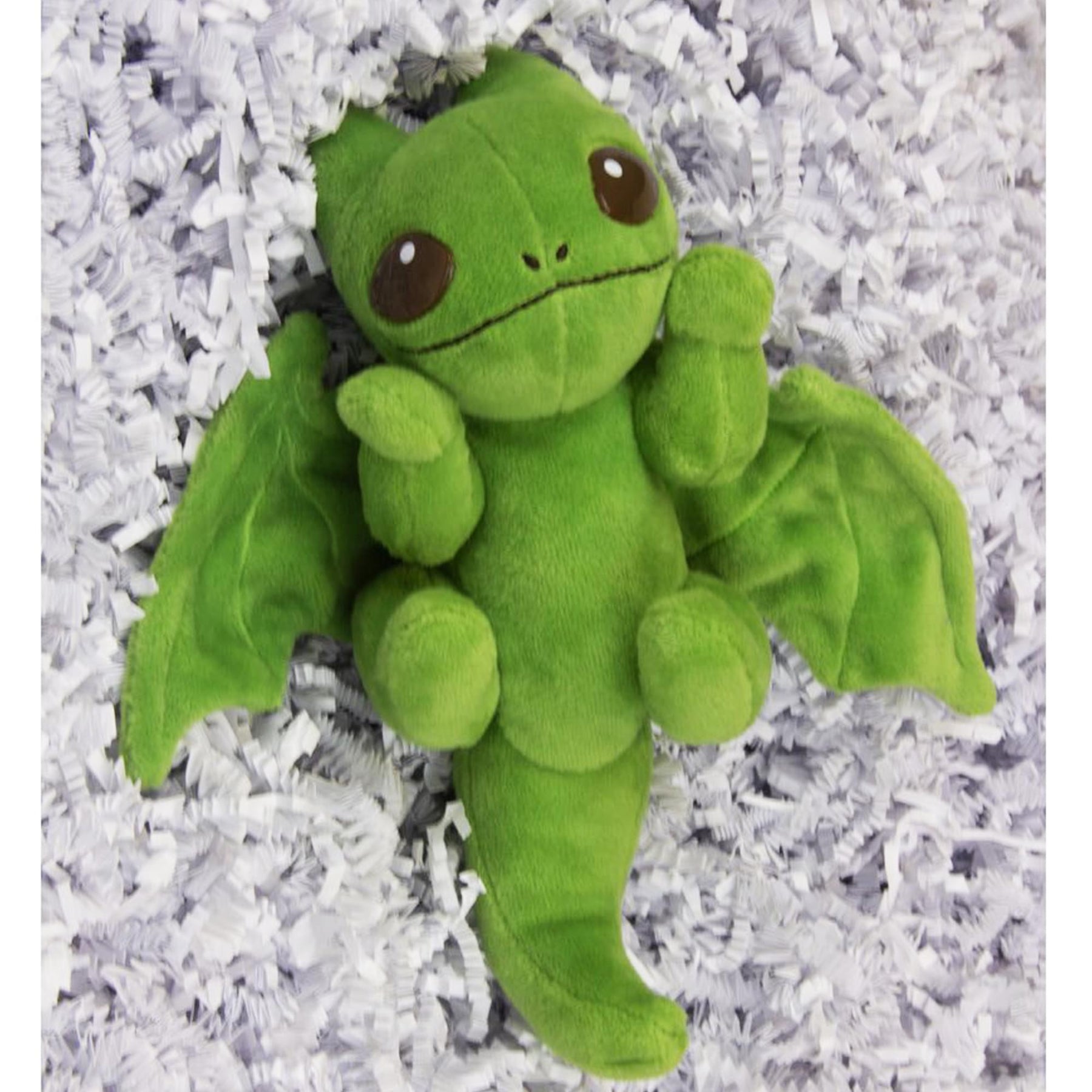 Little Embers 7 Inch Plush w/ Moveable Limbs & Magnetic Hands | Soot (Green)