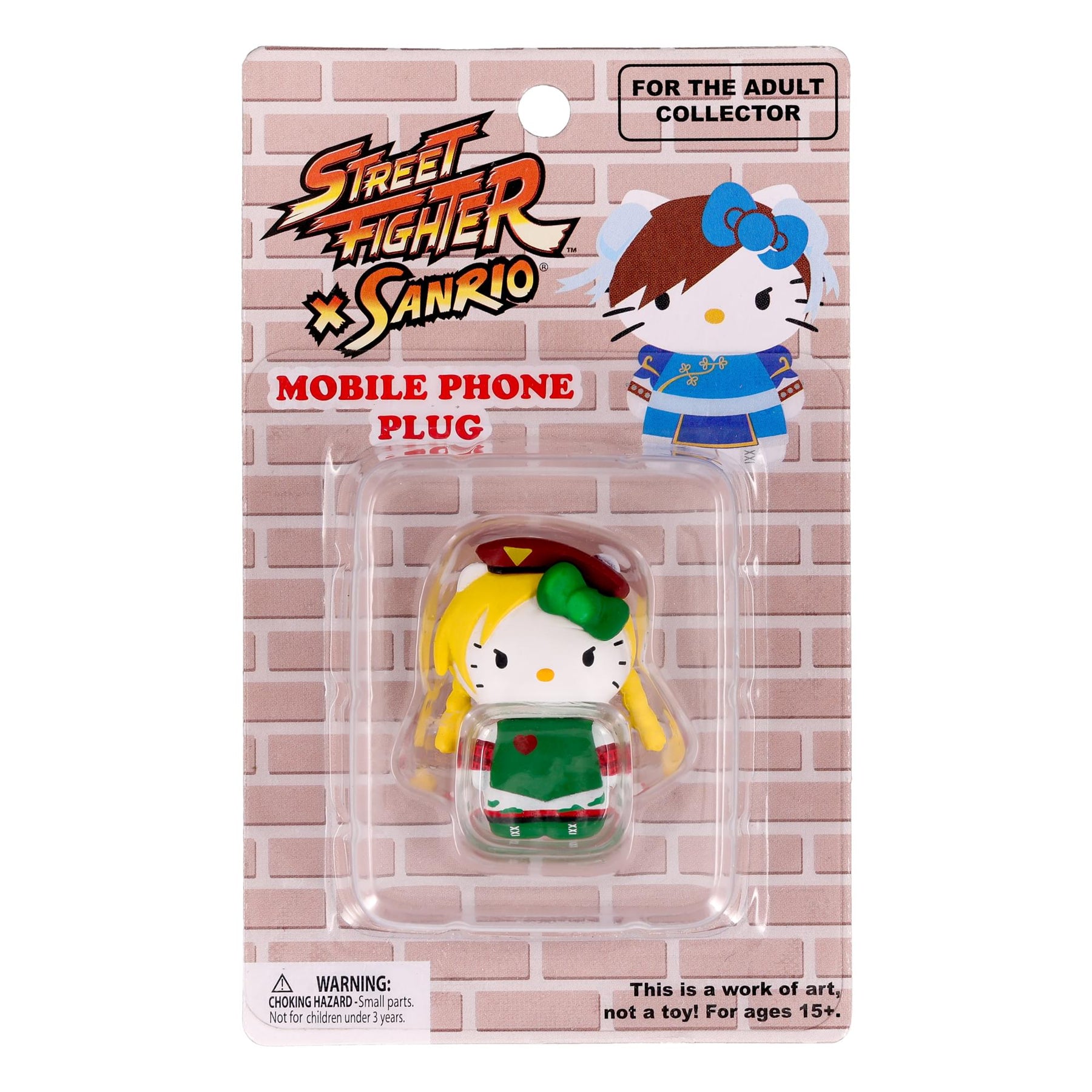 Street Fighter X Sanrio Mobile Plug Charm Cammy