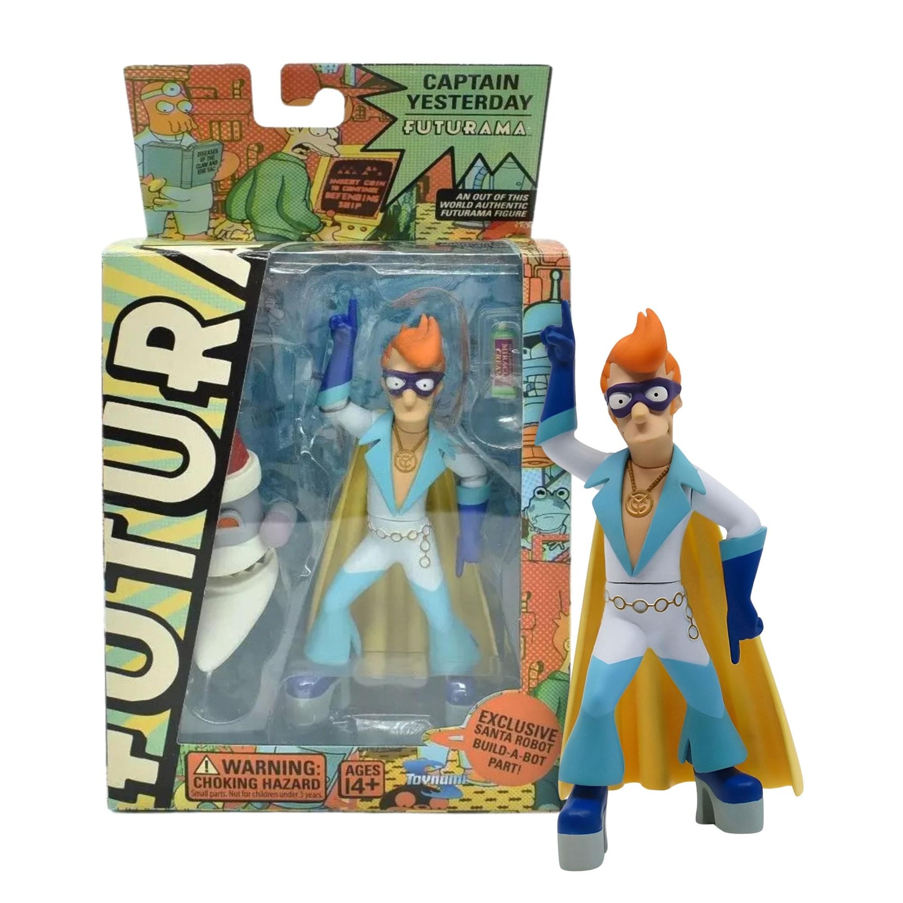Futurama Captain Yesterday Series 4 Action Figure