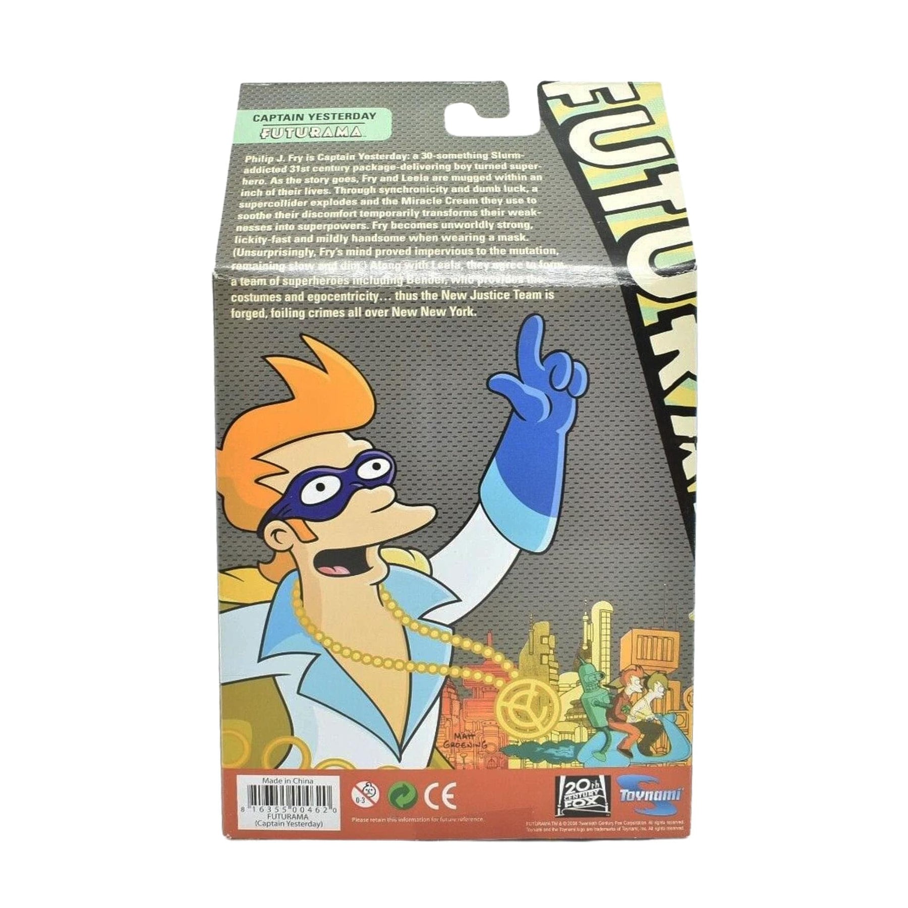 Futurama Captain Yesterday Series 4 Action Figure
