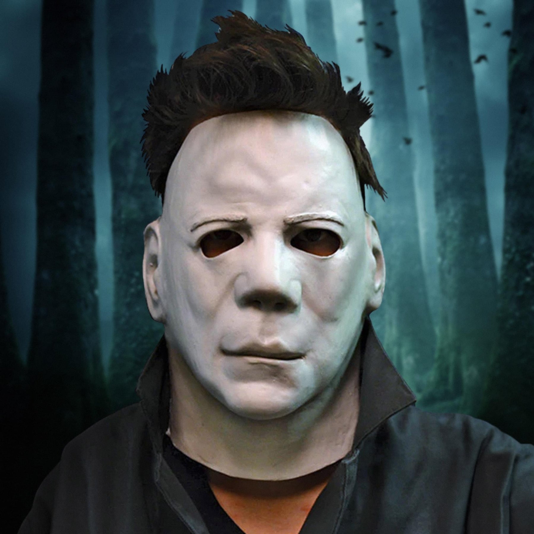 Halloween II Costume Face Half-Mask Adult