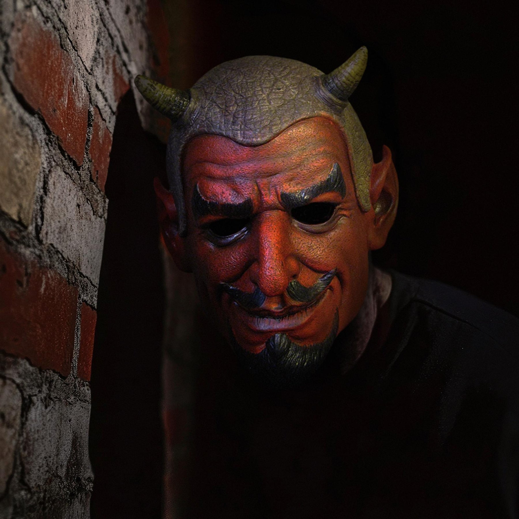 Ol' Scratch Devil Full Head Costume Mask Adult