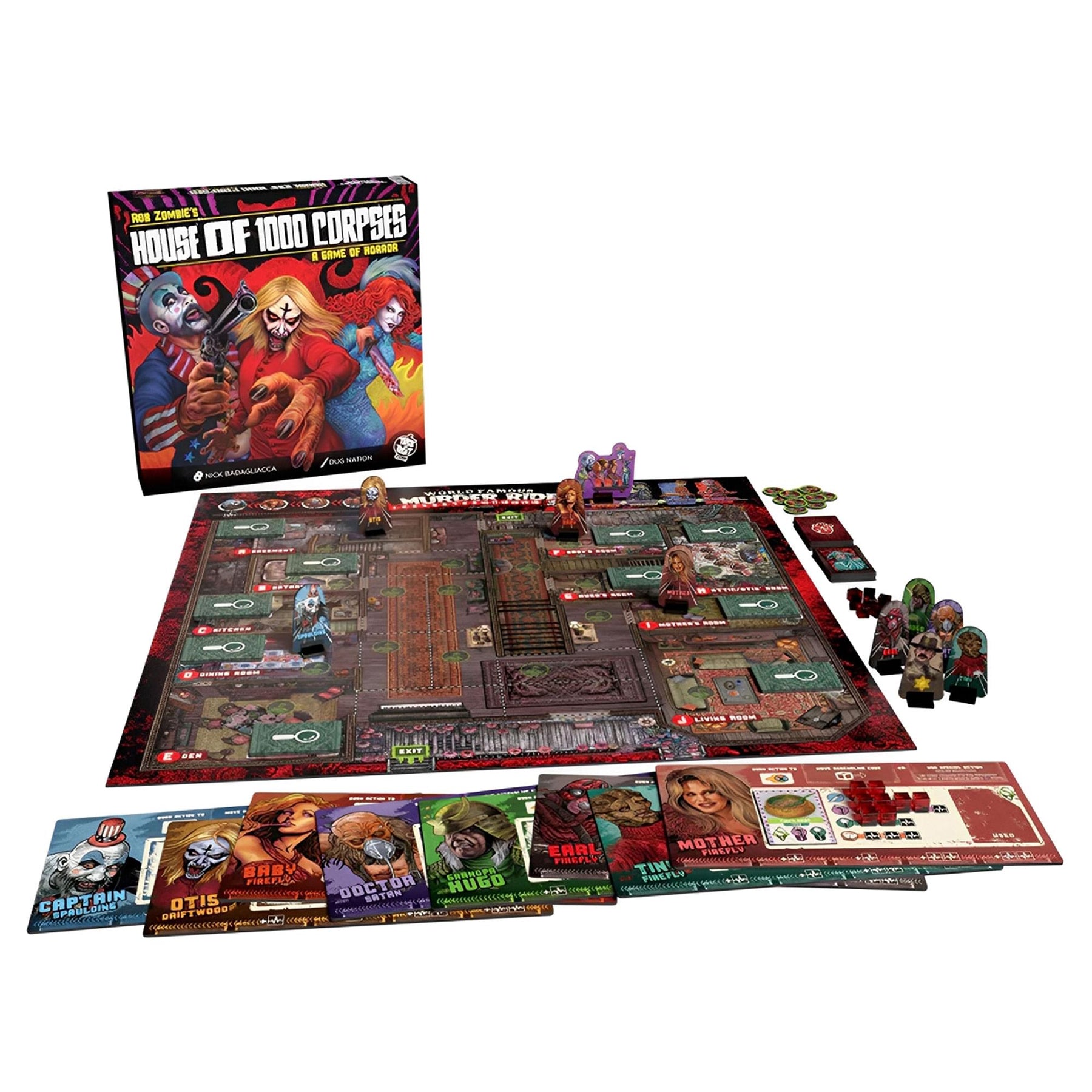 Rob Zombie's House of 1000 Corpses Board Game