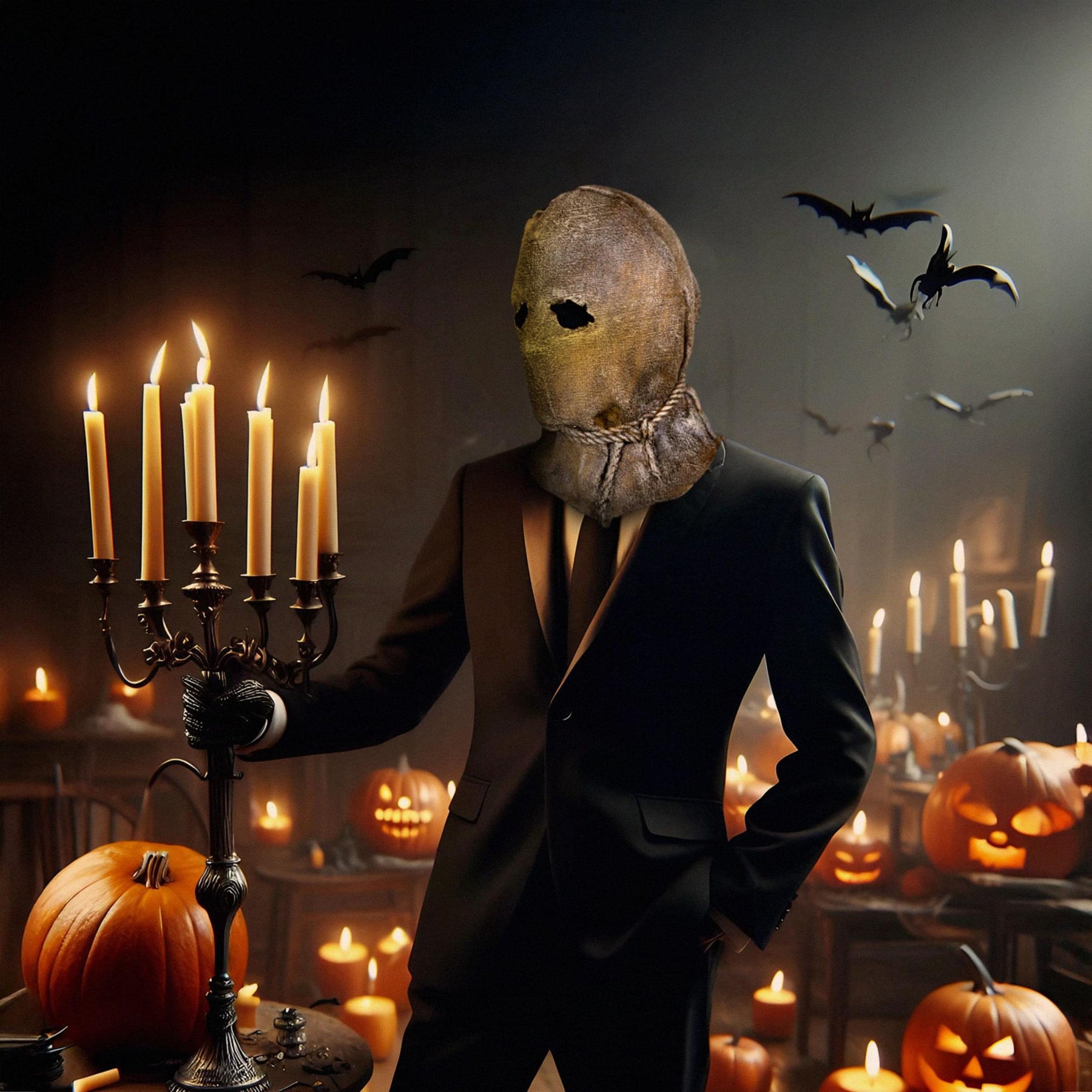 Sack-O-Path Halloween Adult Costume Mask