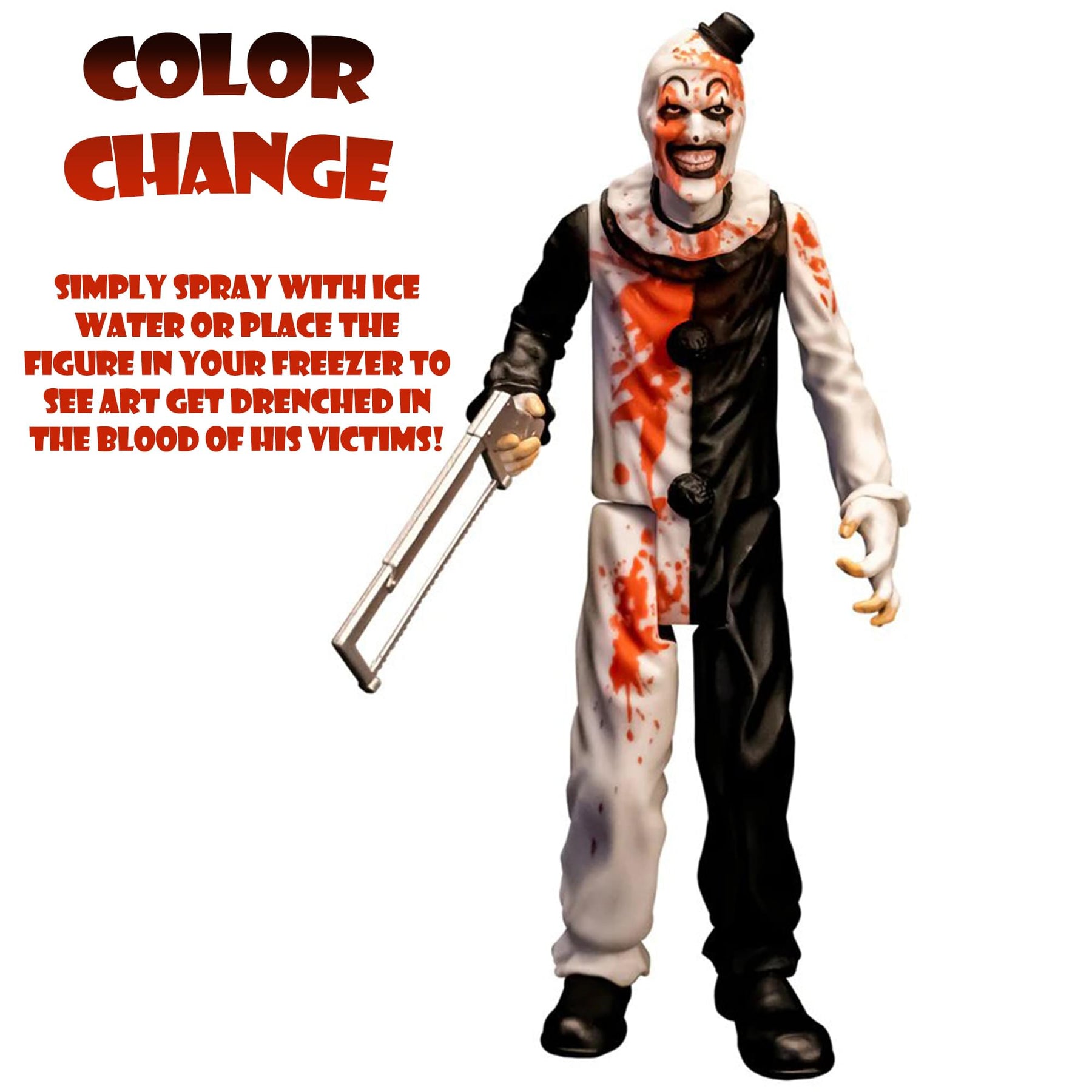 Terrifier Art The Clown Blood Bath 5 Inch Action Figure