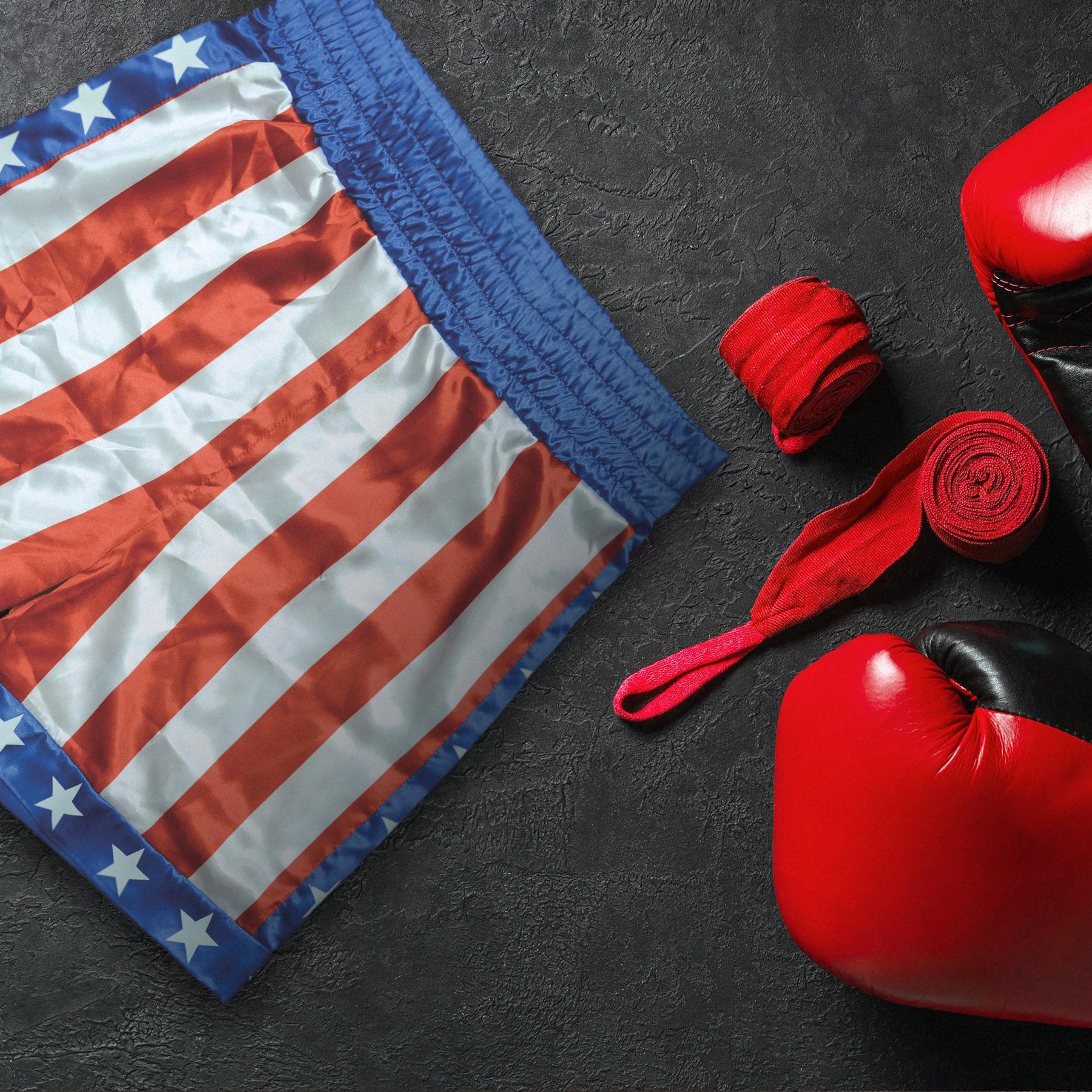 Rocky Adult Costume Apollo Creed Boxing Trunks