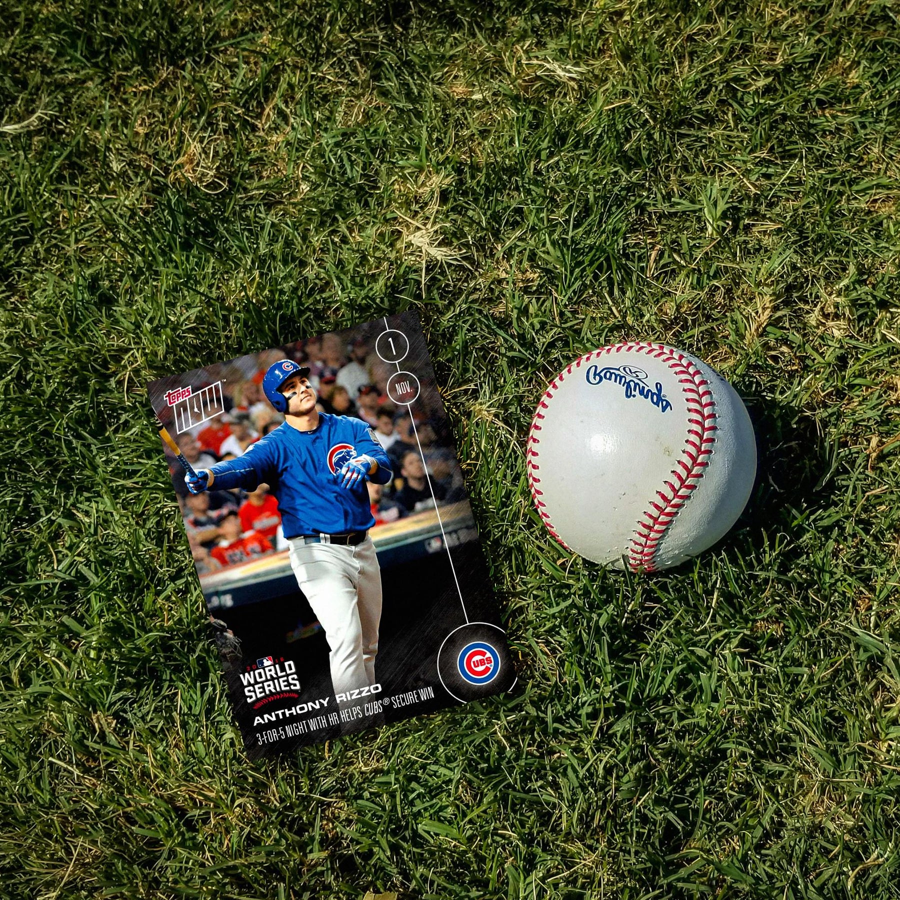 MLB Chicago Cubs Anthony Rizzo #652A 2016 Topps NOW Trading Card