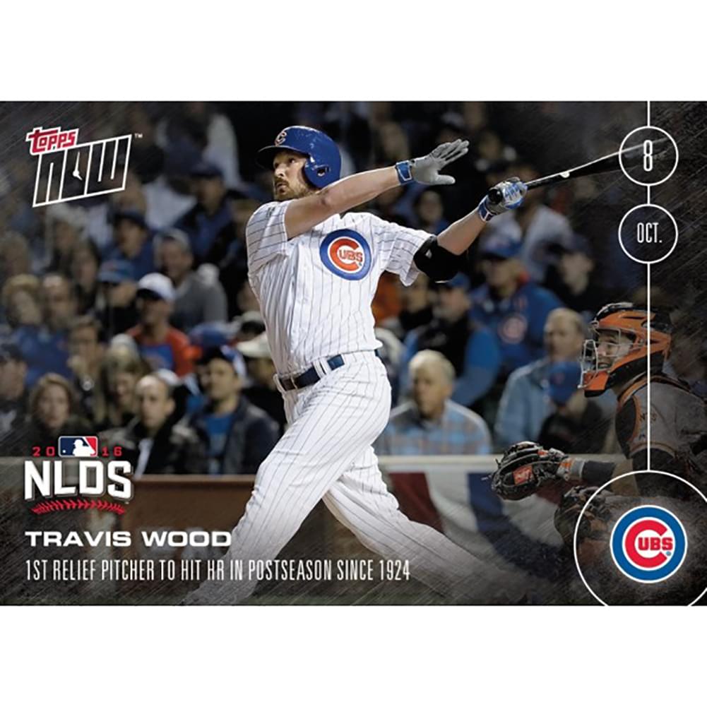 MLB Chicago Cubs Travis Wood #556 2016 Topps NOW Trading Card