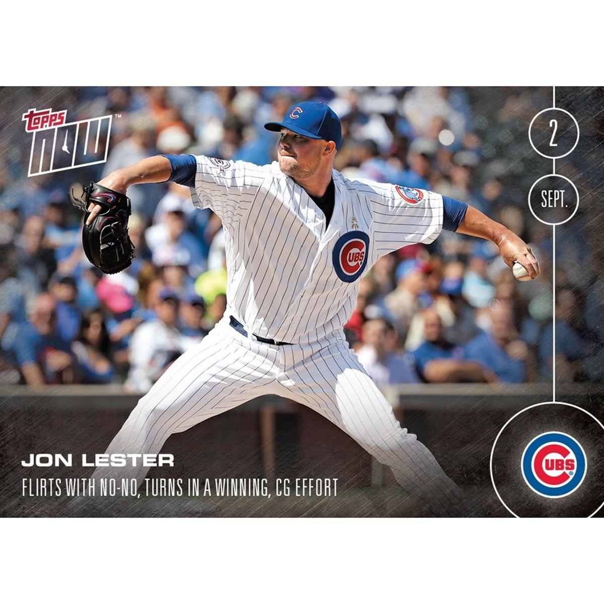 MLB Chicago Cubs Jon Lester #416 Topps NOW Trading Card